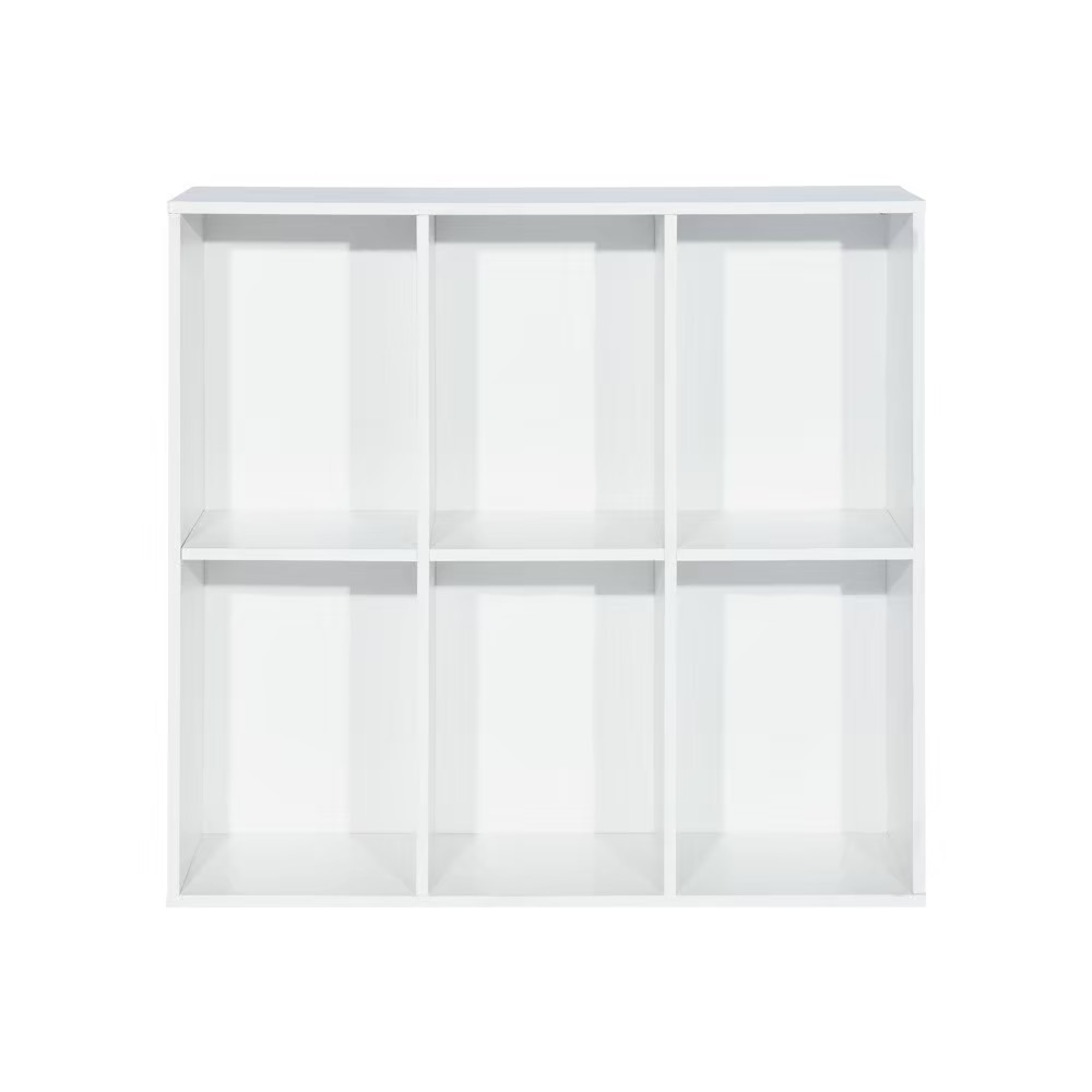 ชั้นอเนกประสงค์ 6 ช่อง ขาว