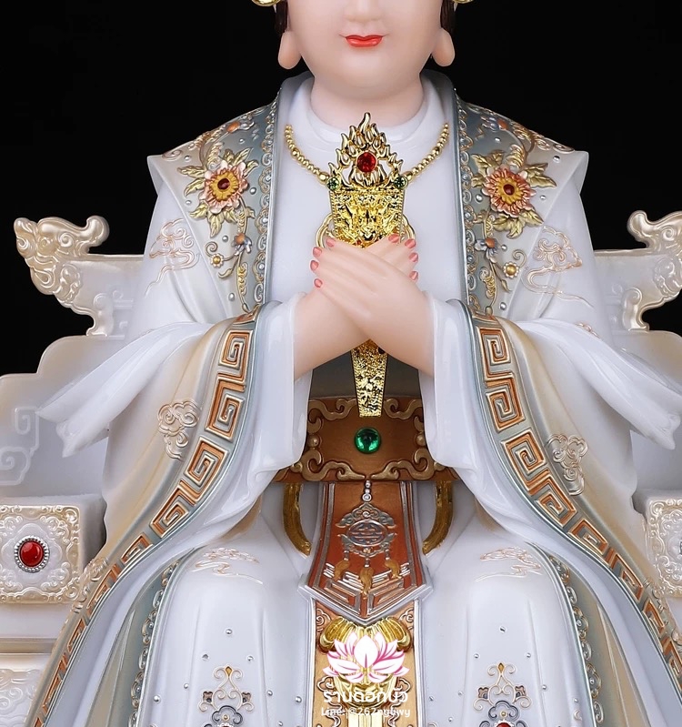 หม่าโจ้ว ม่าจ้อโป๋ เทียนส่งเซ่งโบ้ เทียนโหวเซี่ยบ้อ งานหินอ่อนคุณภาพสูง ขนาด 12/16 นิ้ว