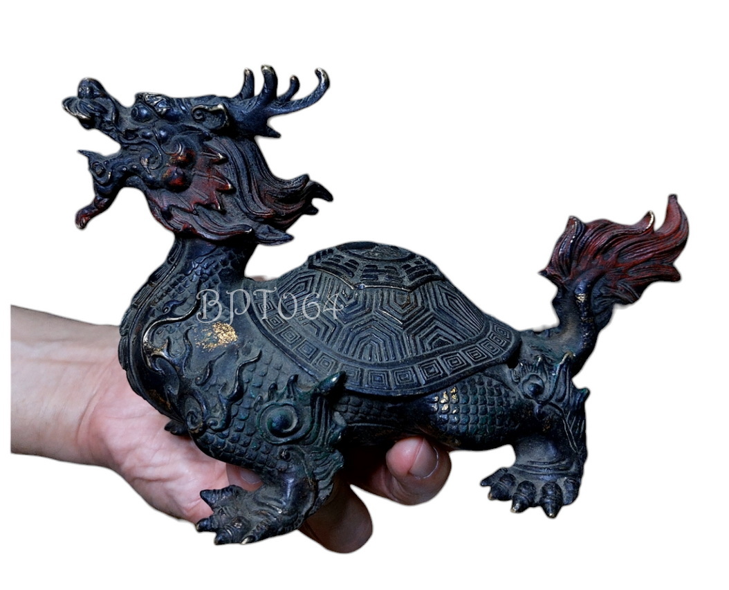 เต่ามังกร หลังหยินหยางยันต์แปดทิศ