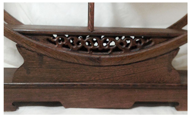 ชั้นวางของตั้งโชว์สไตล์จีน -ทรงกลม 50cm