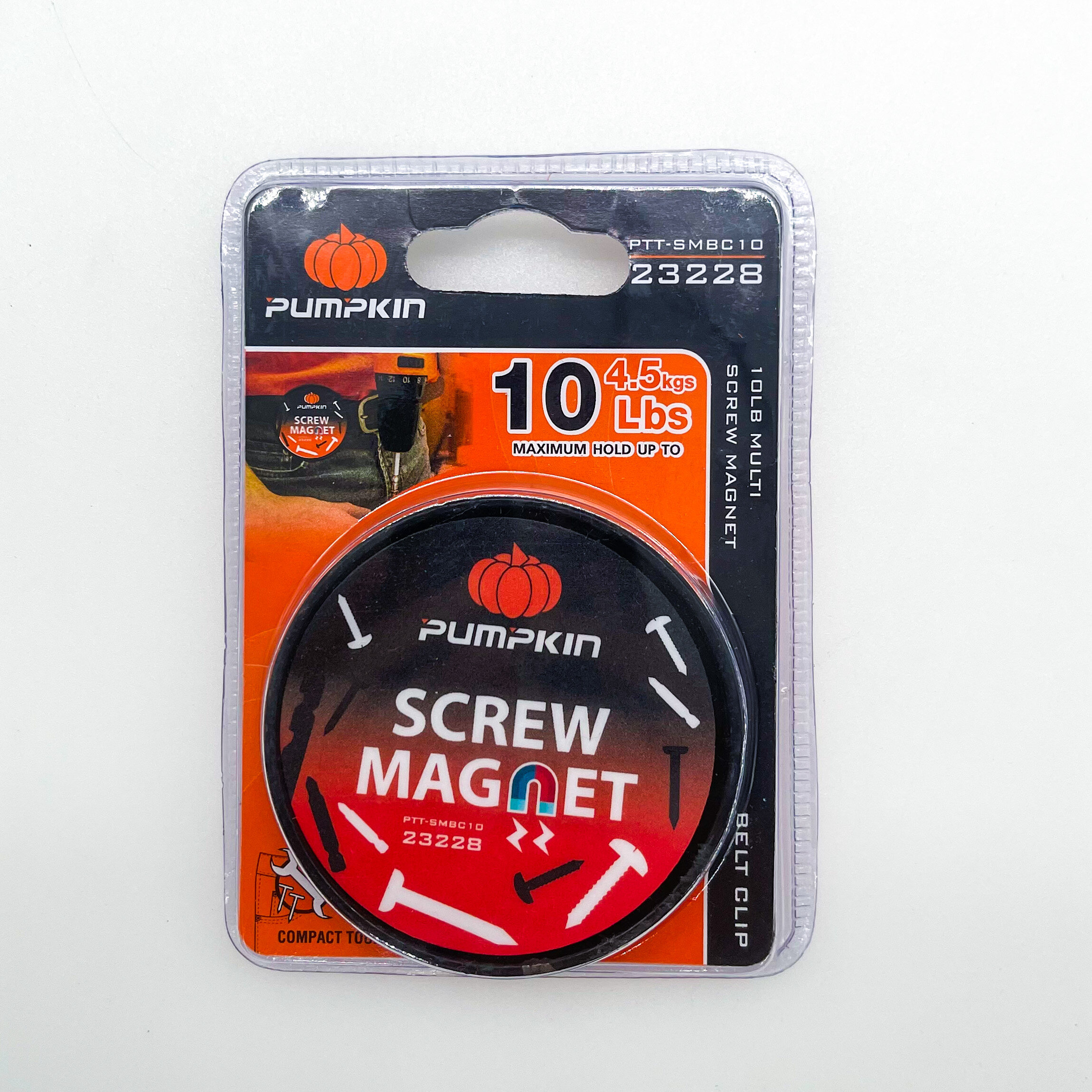 23228 แม่เหล็กอเนกประสงค์ Pumpkin แบบหนีบเข็มขัด ยึดสกรู เกลียวปล่อย แม่เหล็ก เหน็บเข็มขัด