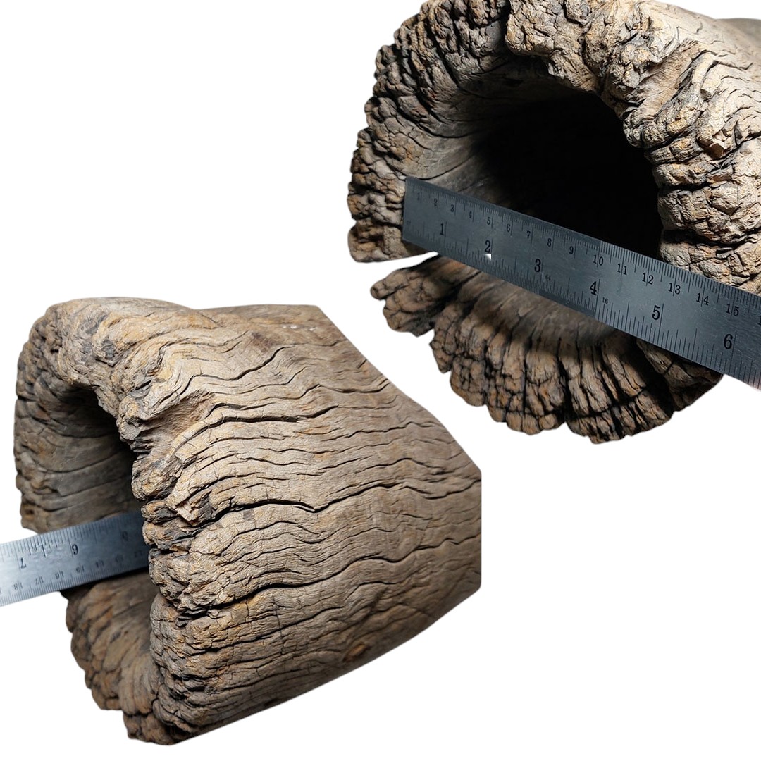 ครกไม้เก่า แบบไม่มีหูจับ (ไม่มีสาก)