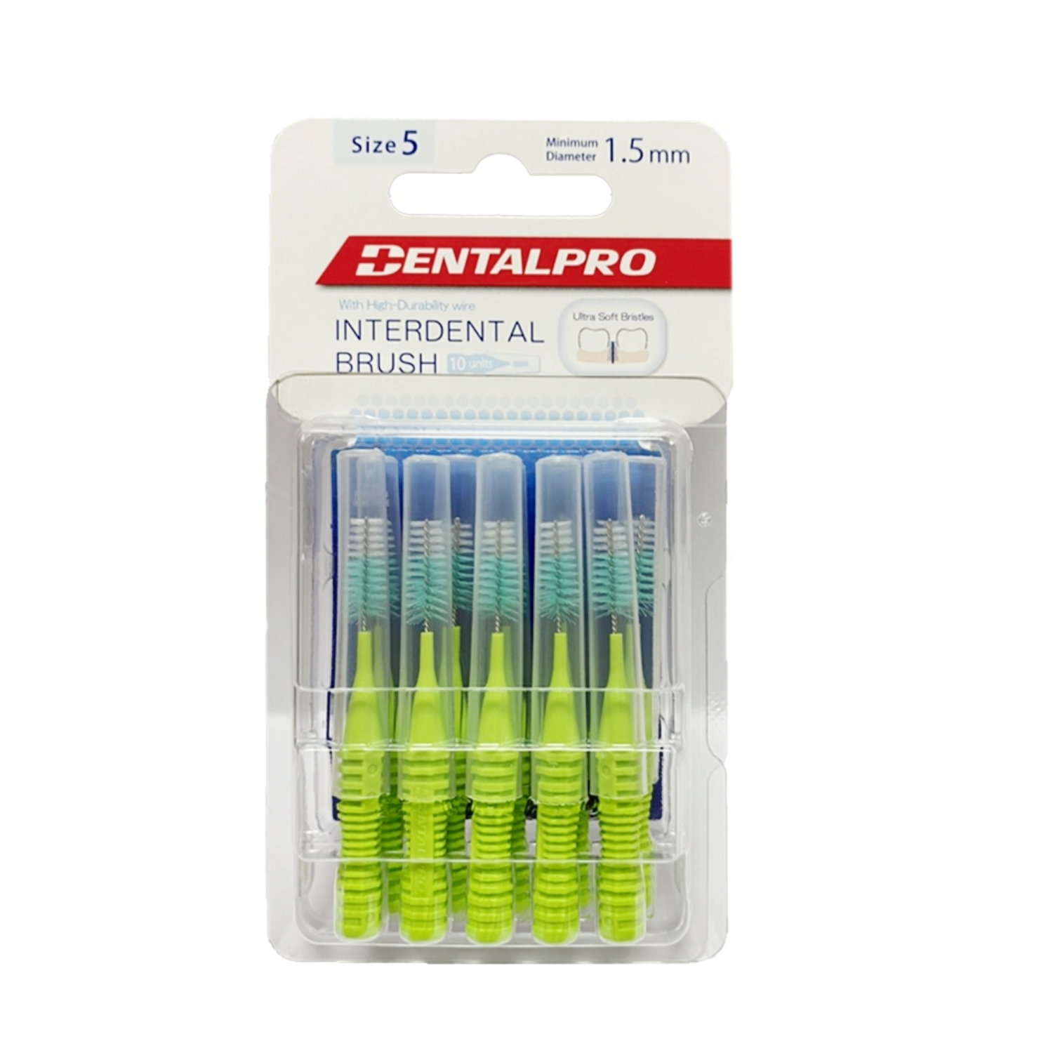 Dentalpro interdental brush 10P size 5 1.5mm.