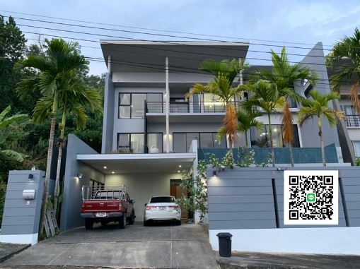 For Rent : Chalong, Private Pool Villa, Modren Style, 4 Bedrooms, Mountain view.