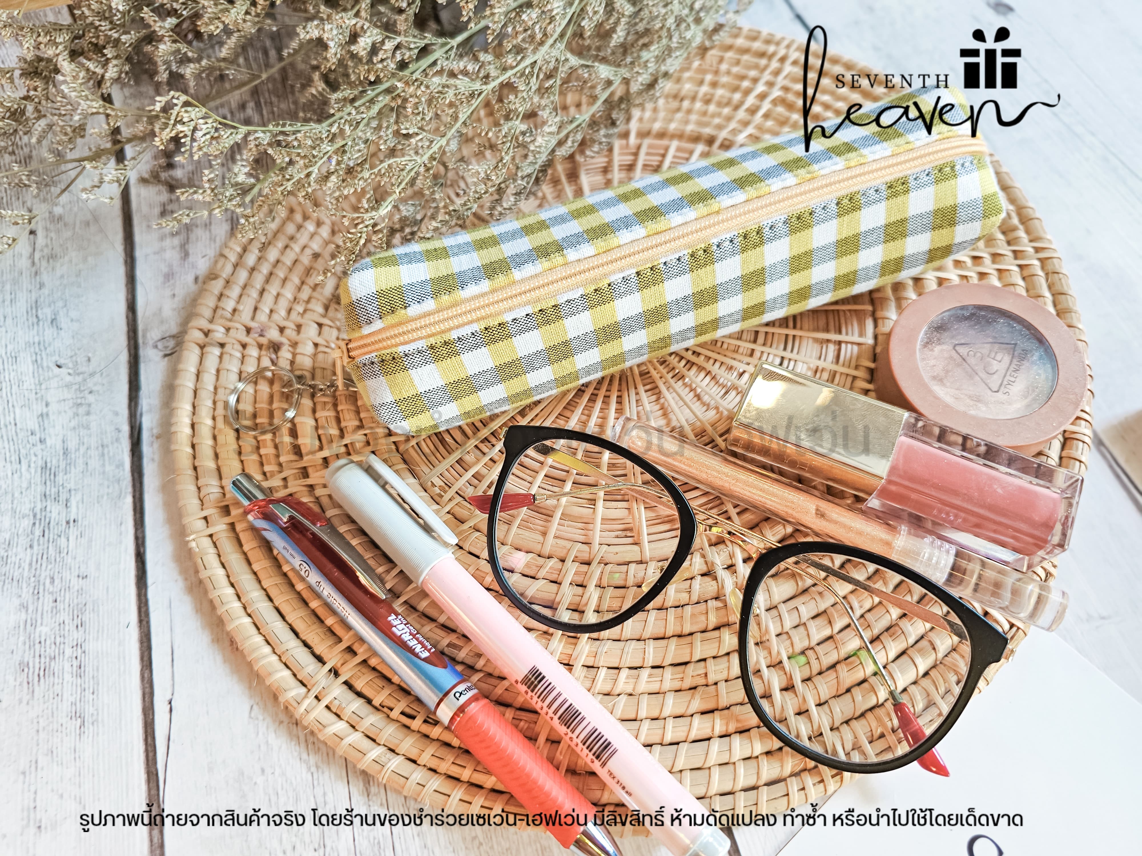 ของชำร่วยงานศพ กระเป๋าผ้าขาวม้าแท้ บุฟองน้ำแข็งอยู่ทรง