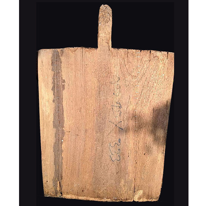 กัวะหรือกั๊วะข้าวเหนียวไม้สัก งานเก่า (ซ่อม)