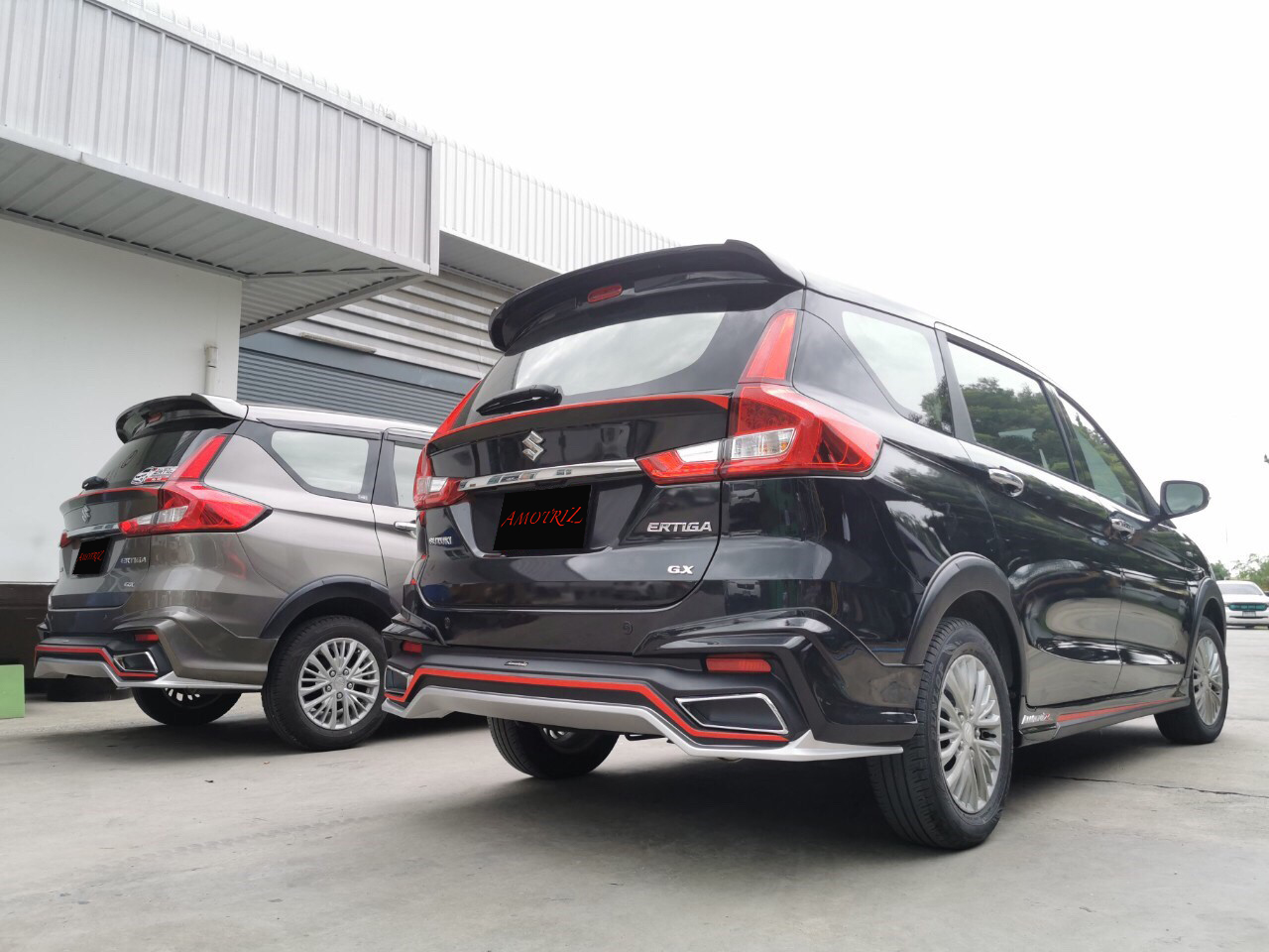Suzuki Ertiga 2019 V.2 with custom grille bodykits by Amotriz