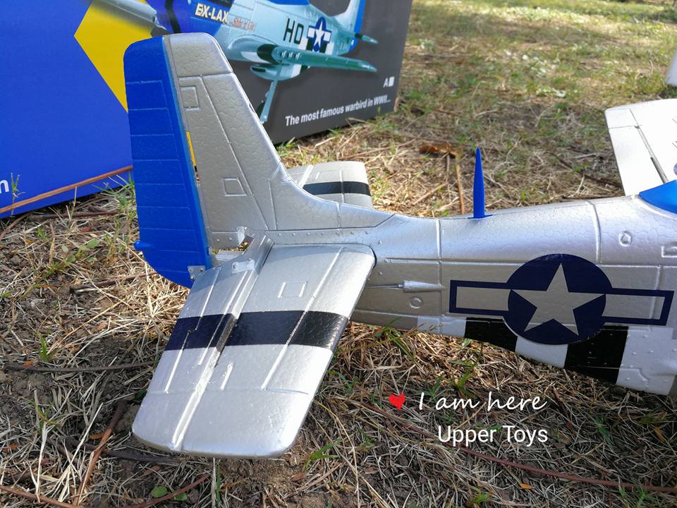 เครื่องบินมัสแตง Volantex P-51D มอเตอร์บรัสเลส 1,800 kv Mustang 75CM.