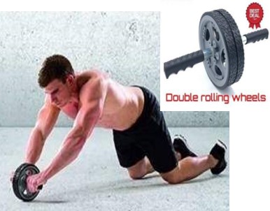 ลูกกลิ้งคู่บริหารกล้ามเนื้อเสริมซิกแพค พร้อมส่ง สินค้าคุณภาพดีมีมาตรฐาน