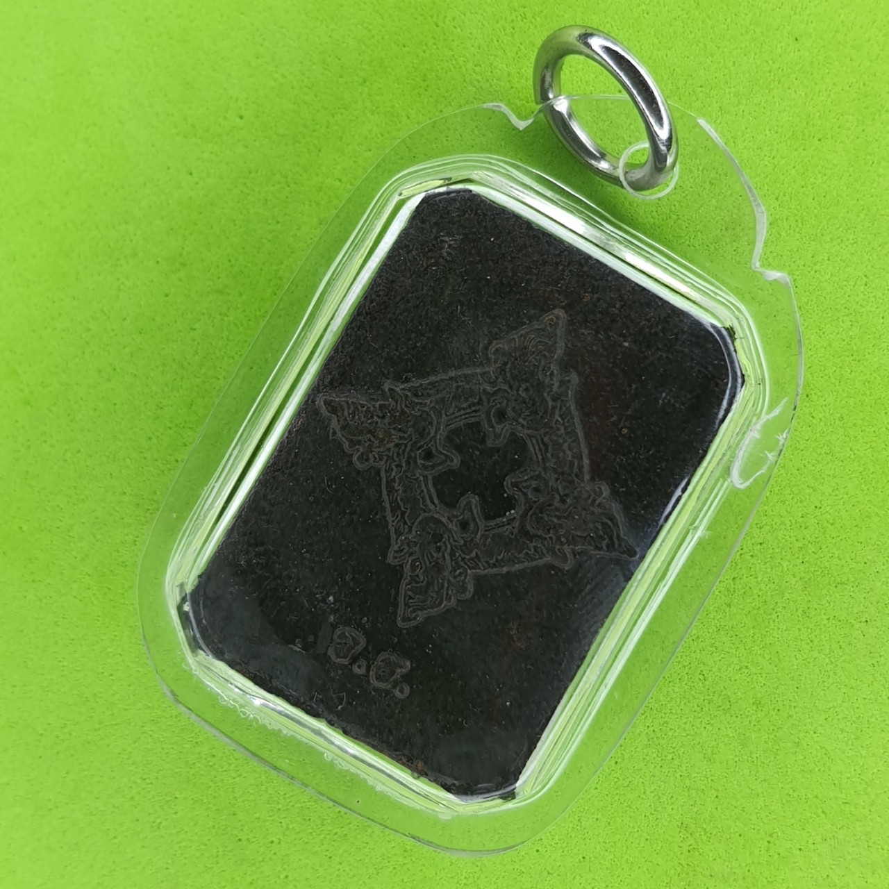 พระเครื่อง พระปางสมาธิ ทรงนาคราช สีดำทำเก่า เลี่ยมกรอบ รุ่น อำนาจ เมตตา แคล้วคลาด ไม่จน พระแท้ พระปางสมาธิแท้ จี้พระปางสมาธิ