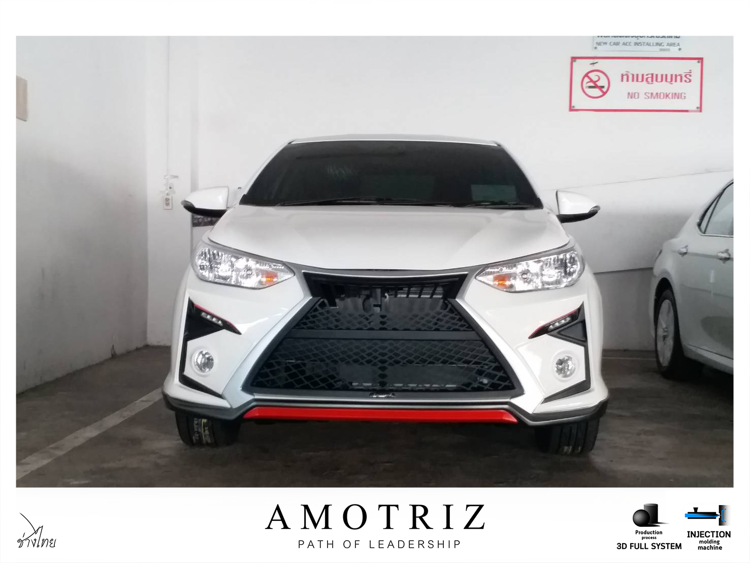 Toyota Yaris Ativ sedan & hatchback front bumper bodykits by Amotriz