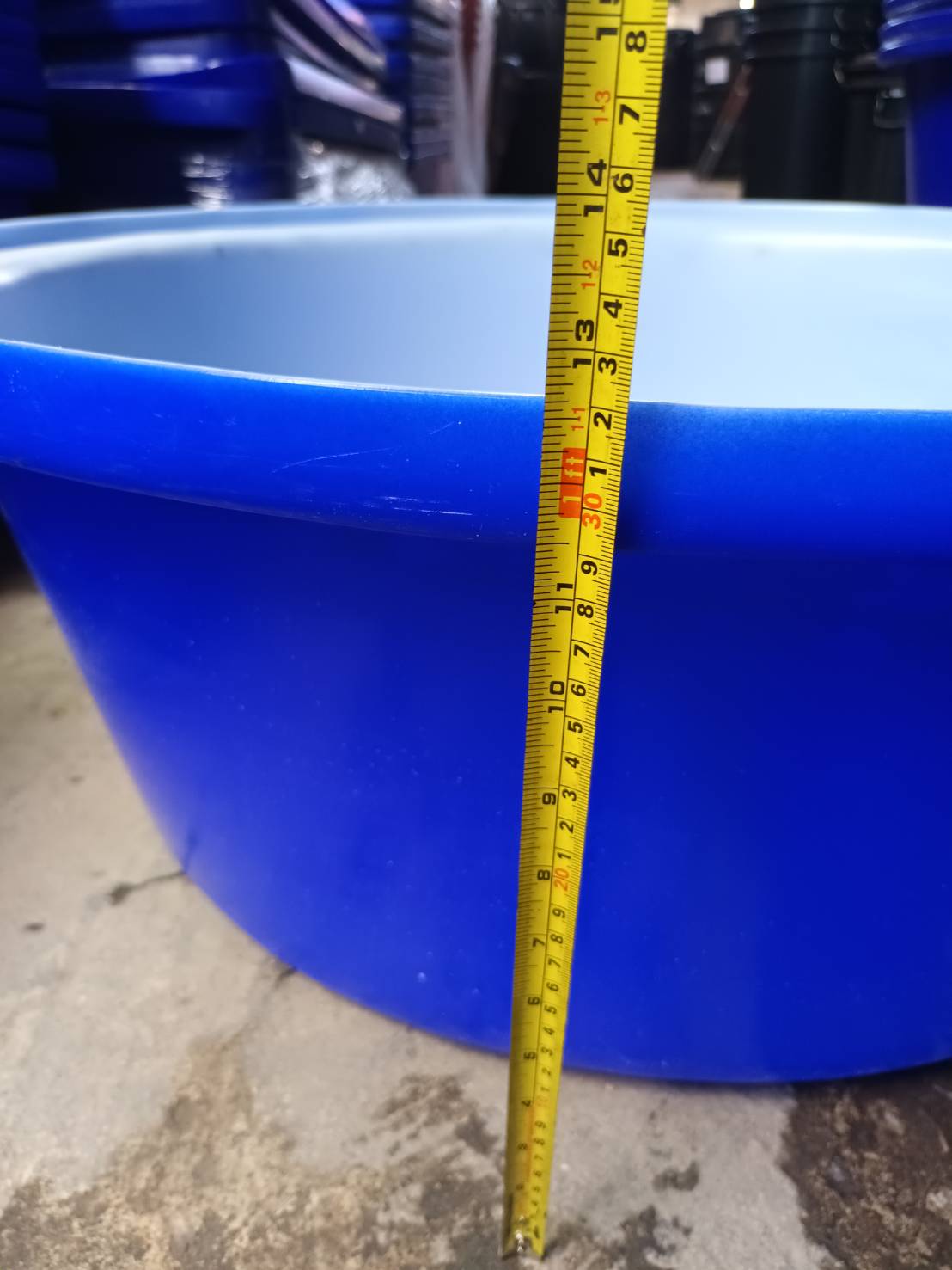 ถังกลมปากกว้าง 100 ลิตร ทรงเตี้ย