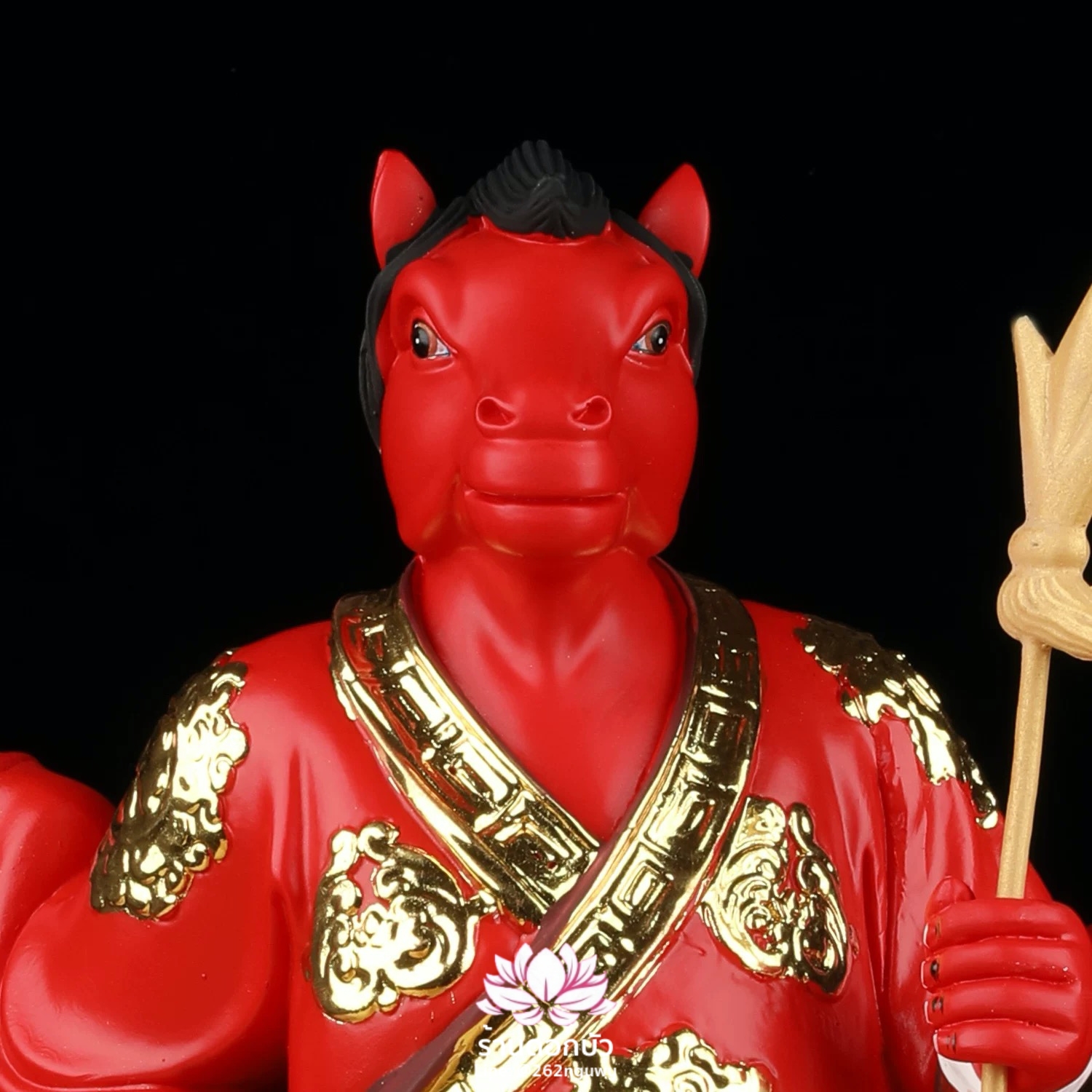 ยมบาลหัววัวหัวม้า ยมทูตหัววัวหน้าม้า งานเรซิ่น ขนาด 12/16 นิ้ว