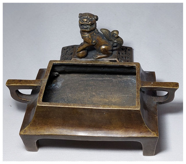 เตาจุดกำยาน ทองเหลืองสไตล์จีน