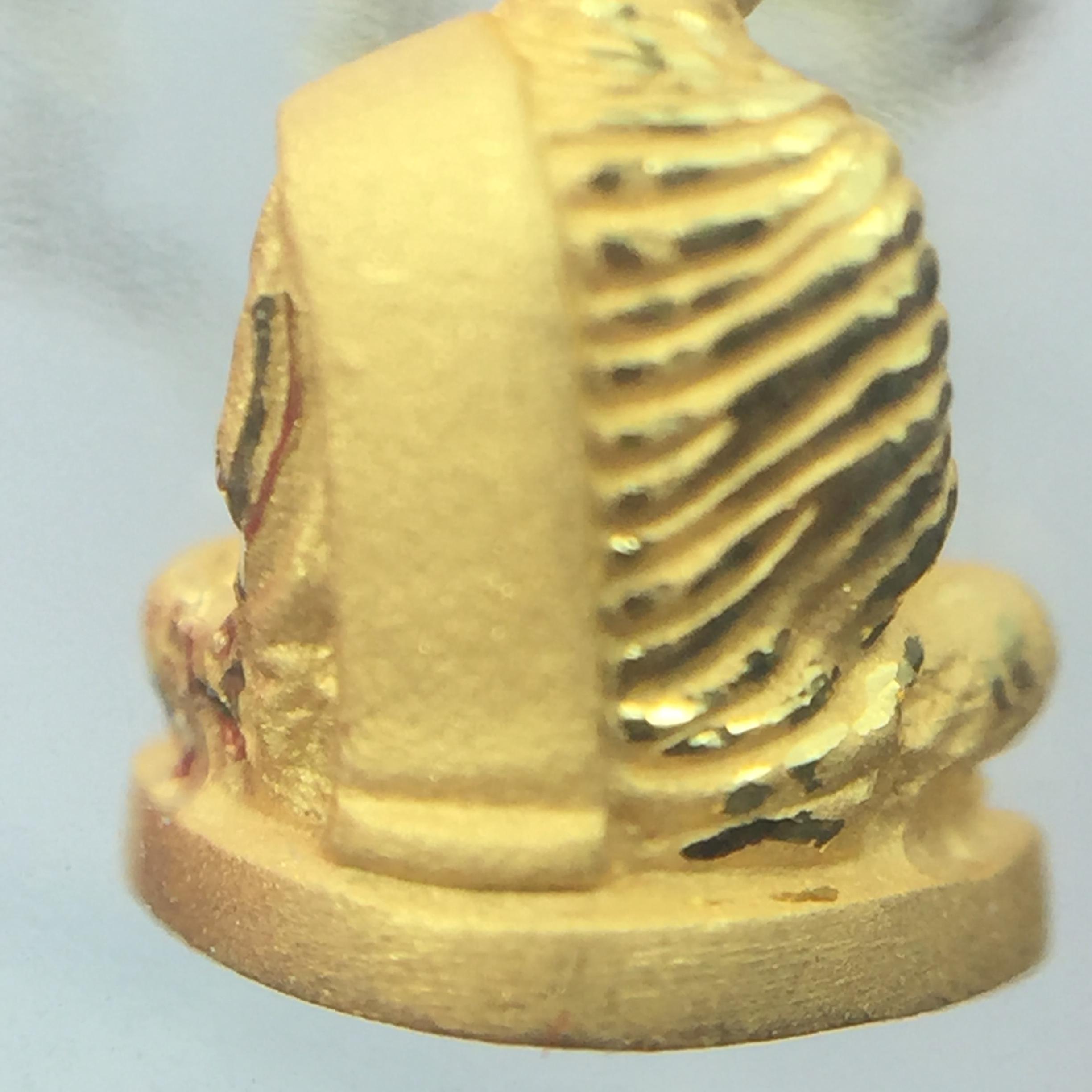 สมเด็จพระพุฒาจารย์โต พรหมรังสี(สมเด็จโต) รุ่นอุดมโชคโภคทรัพย์ ปี 2550 เนื้อทองคำ(สภาพ สวย ซีนซองเดิม กล่องบรรจุเดิมครบสมบูรณ์)