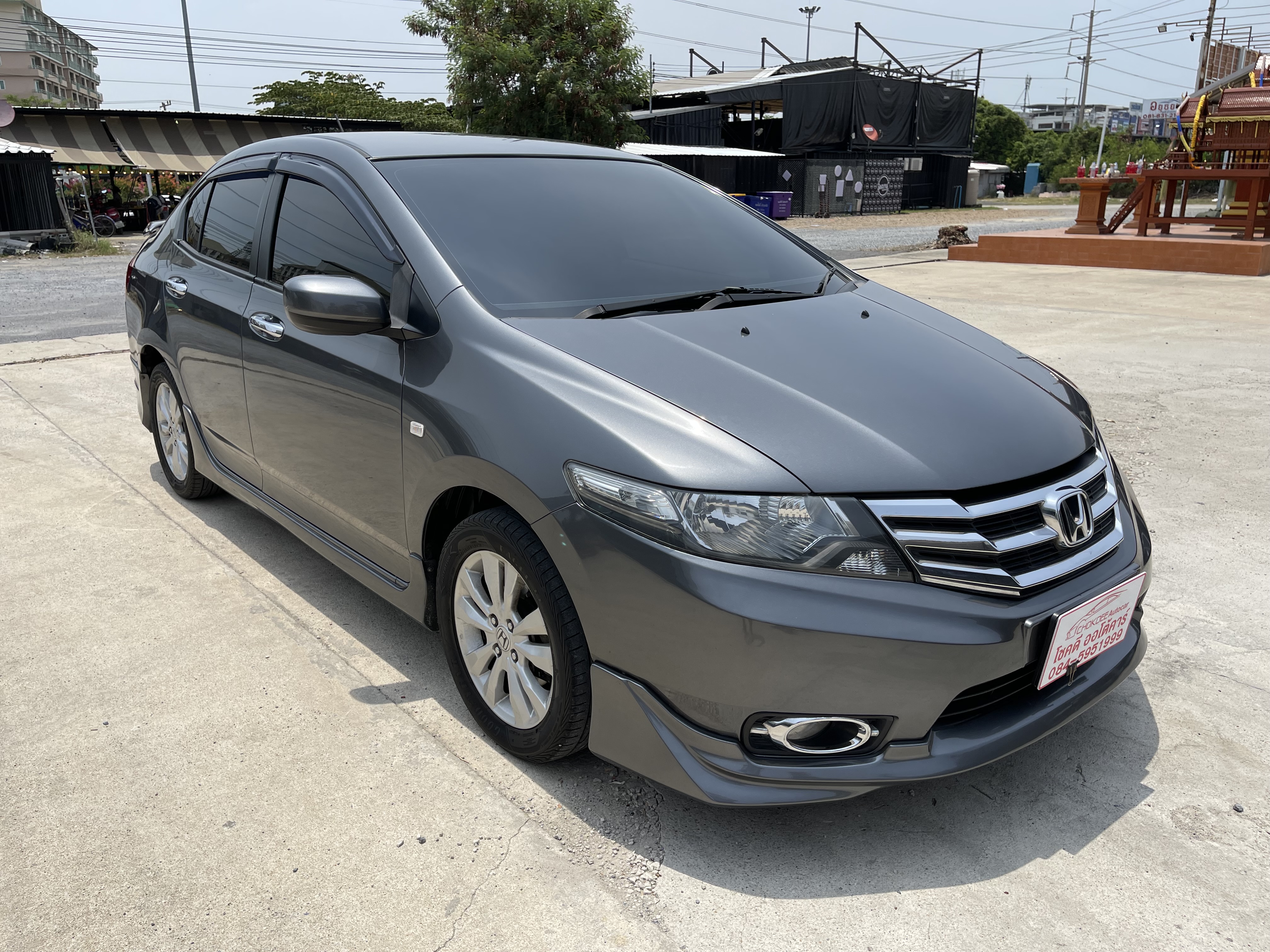 Honda City 1.5 V At 2013 เทา