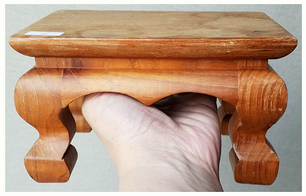 โต๊ะยอด ตั่ง ฐานไม้เล็ก(โต๊ะหมู่แบบแยกชิ้น)