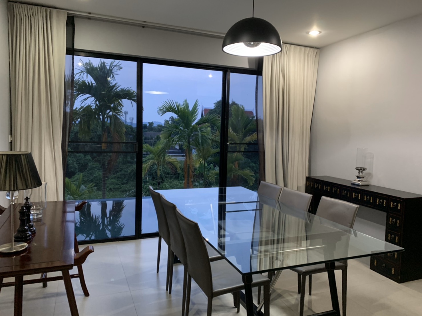 For Rent : Chalong, Private Pool Villa, Modren Style, 4 Bedrooms, Mountain view.