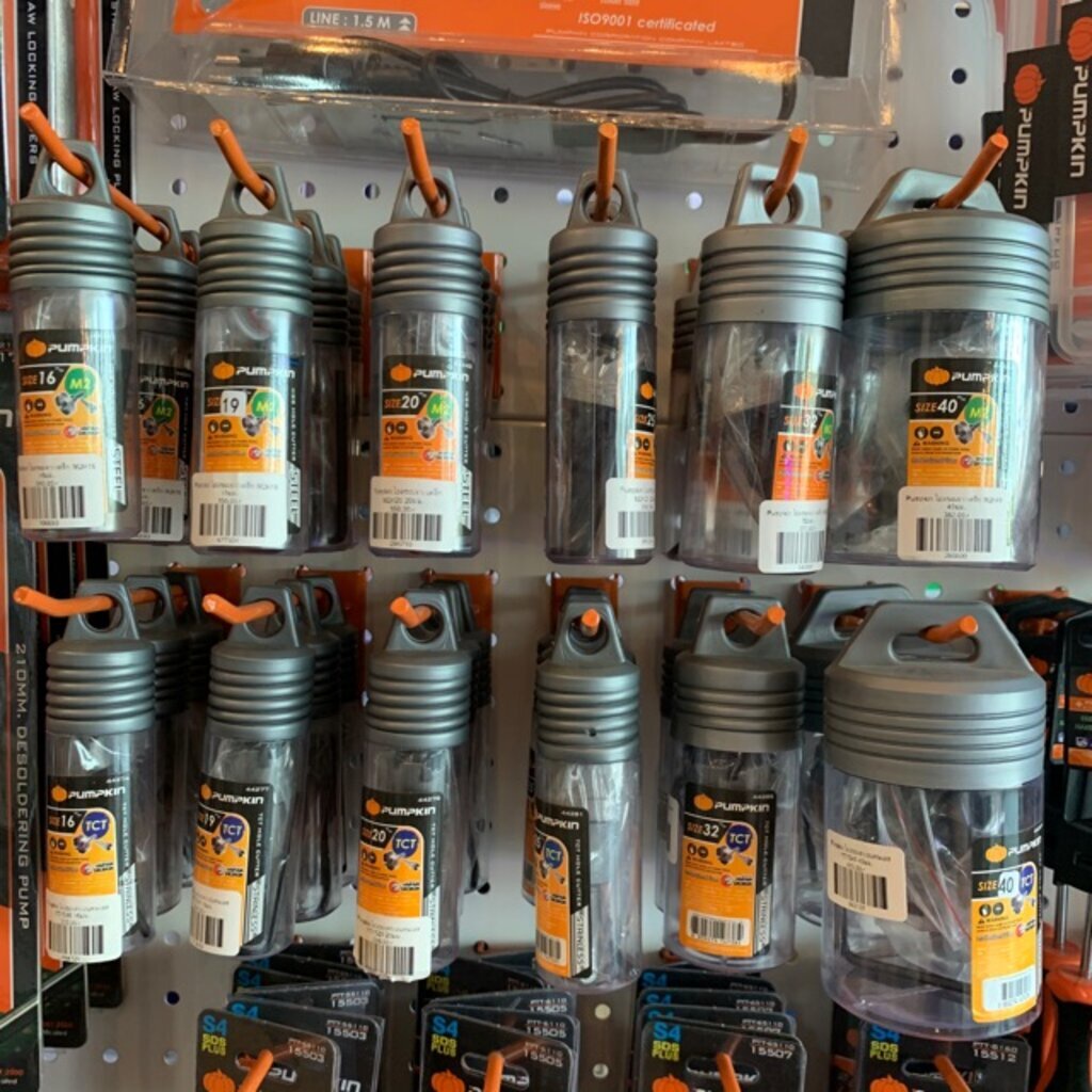 Pumpkin โฮลซอเจาะสแตนเลส 16mm,19mm,20mm,25mm,32mm,40mm