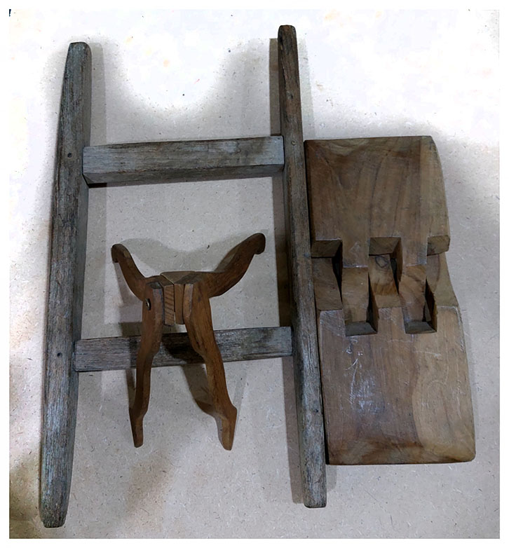 งานไม้เก่า3ชิ้น