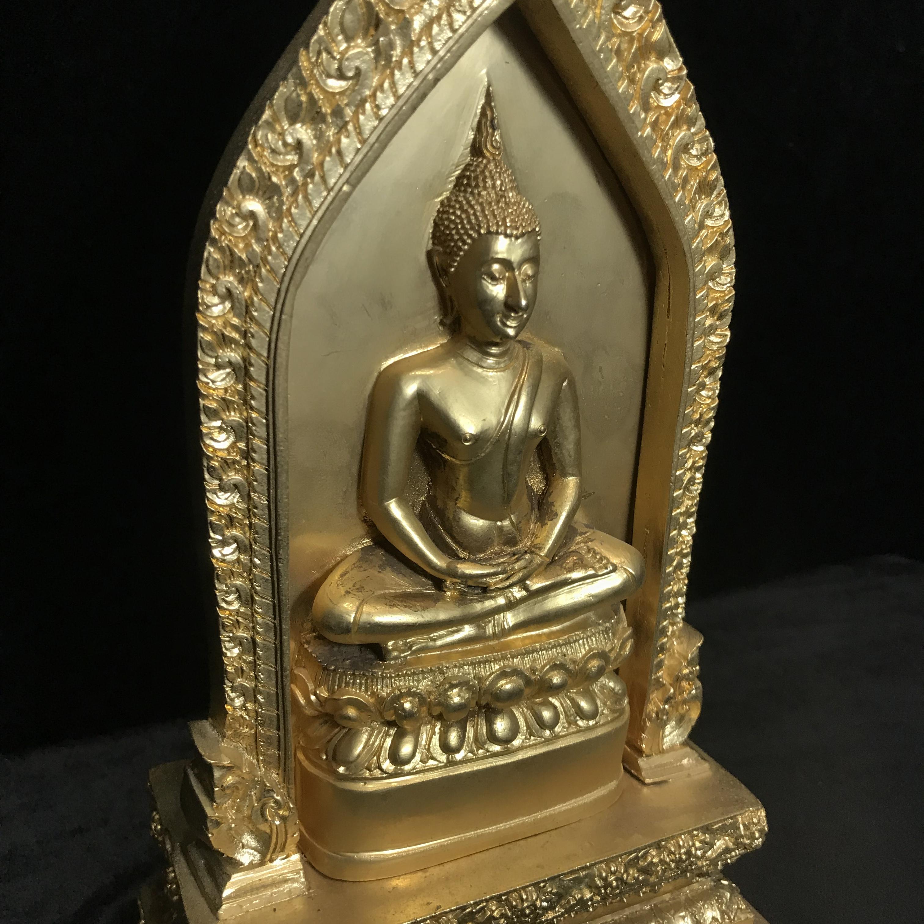 พระบูชาสมเด็จศิริราชร้อยปี(พระคะแนน) หลัง ภปร. ปี2531 ในหลวงรัชกาลที่9พระราชทานผงจิตรลดา(พระดี พิธีใหญ่ ปีลึก เจตนาบริสุทธิ์ สุดยอดมวลสาร)(องค์กรรมการ กะไหล่ทอง หายาก)