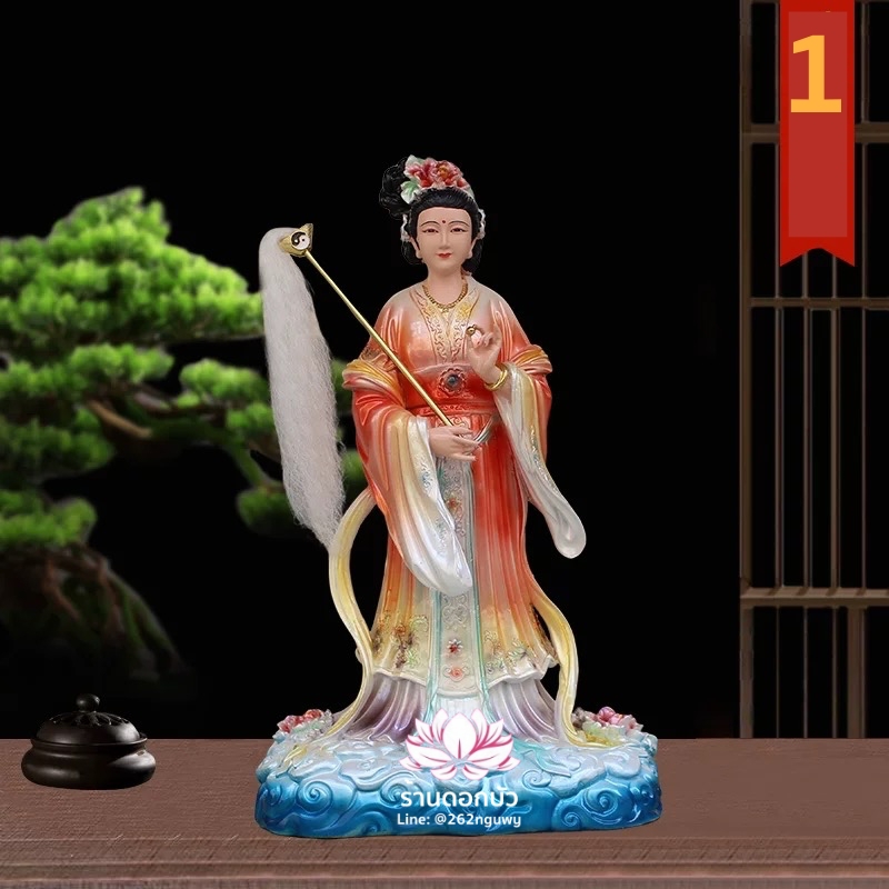 เจ็ดนางฟ้า ชิดแช้เหนียวเหนียว นางฟ้าทั้งเจ็ด ปางยืน ขนาด 16 นิ้ว