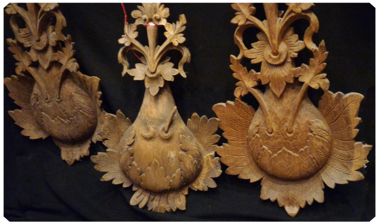 ไม้แกะสลัก 3 ชิ้น พิเศษรวมส่ง