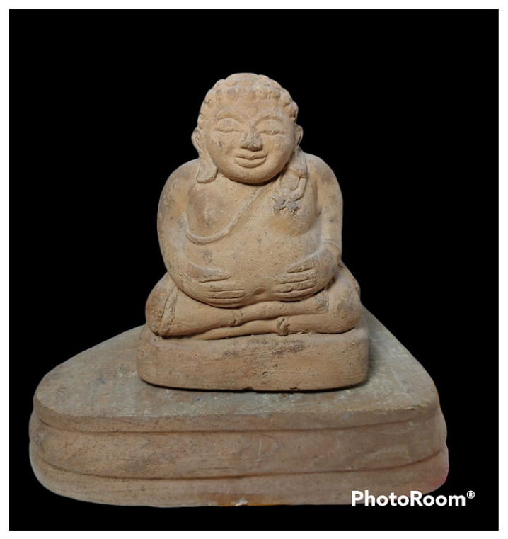 พระสังกัจจายน์เก่า อยุธยาปลายๆ-BPT2656-