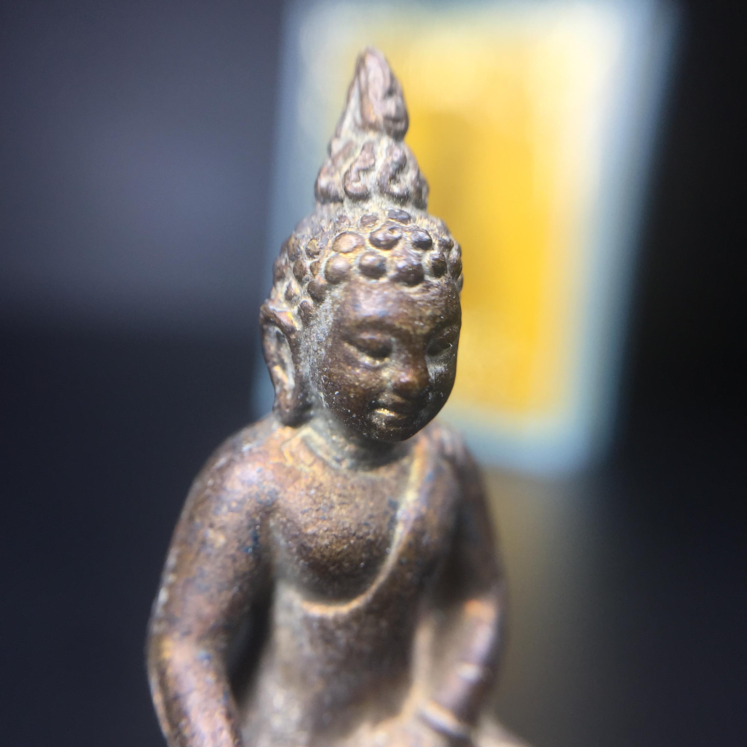 พระกริ่งไพรีพินาศ วัดบวรนิเวศ ปี2530 เนื้อทองผสม ที่ระลึกครบรอบ30ปี ธนาคารทหารไทย (มีส่วนผสมของชนวนเก่าของไพรีพินาศรุ่นแรก)อานุภาพยิ่งใหญ่ กำราบศัตรูพ่ายสิ้น พระไพรีพินาศ