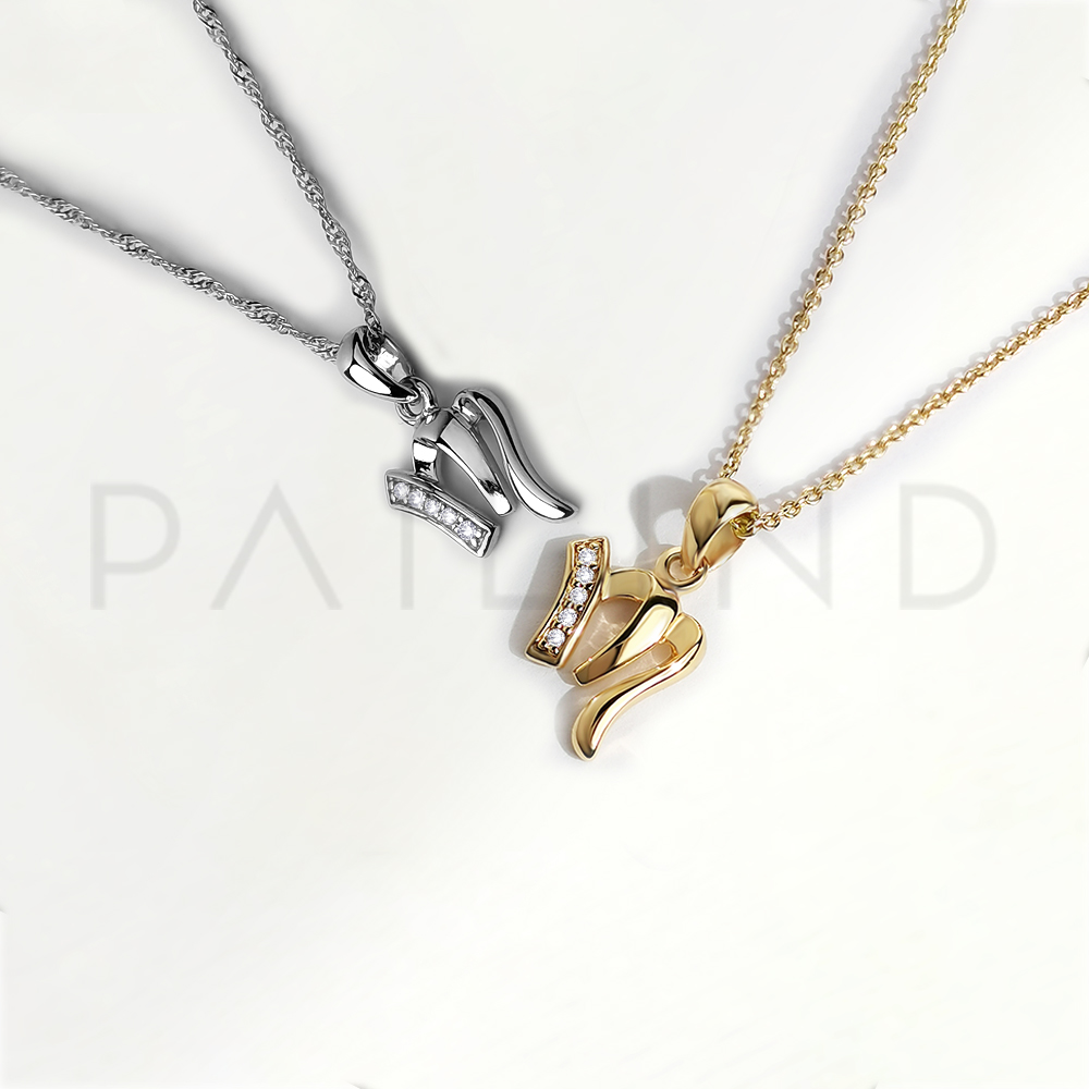 จี้เงินแท้ประดับพลอย สัญลักษณ์ Zodiac สำหรับชาวราศีพิจิก