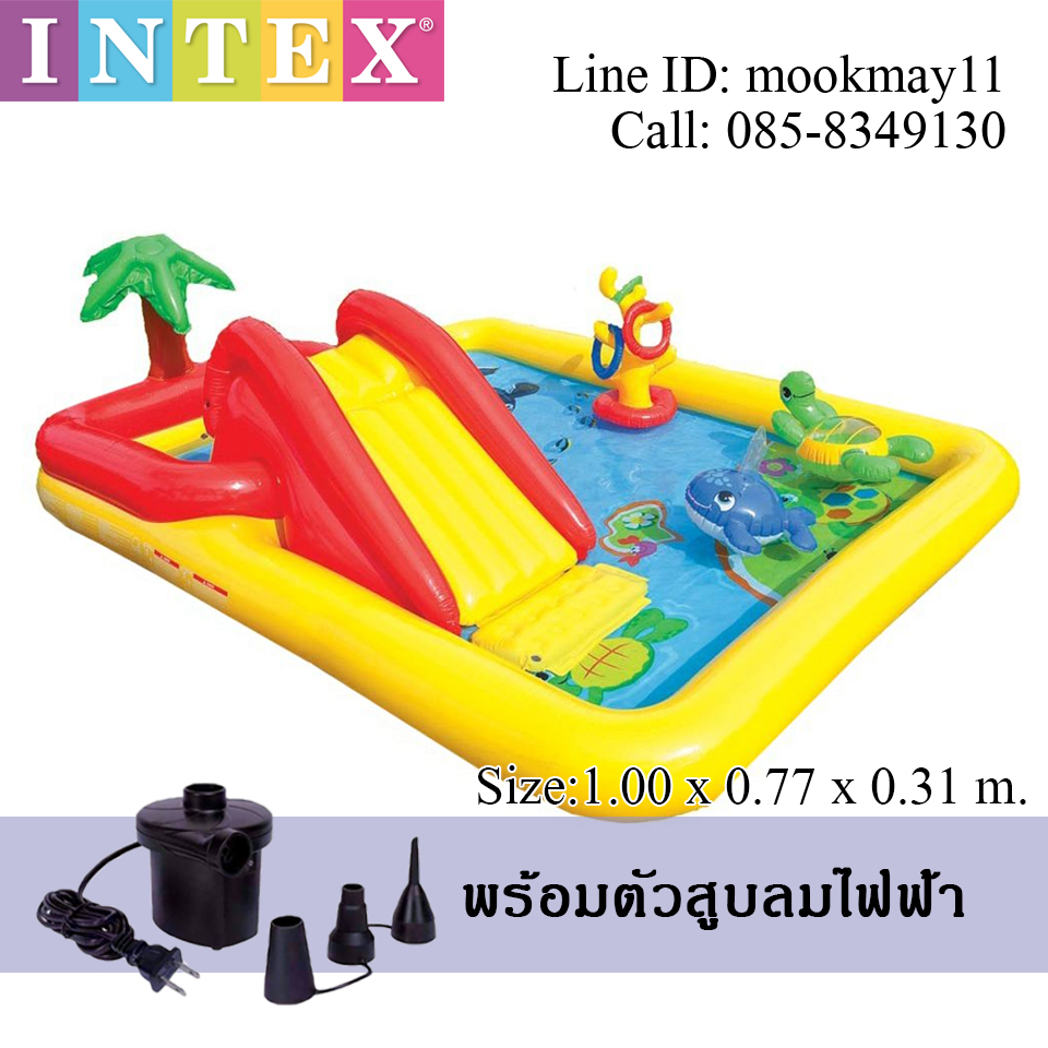 Intex Ocean Play Center สระสไลเดอร์สวนน้ำโอเชียล 57454