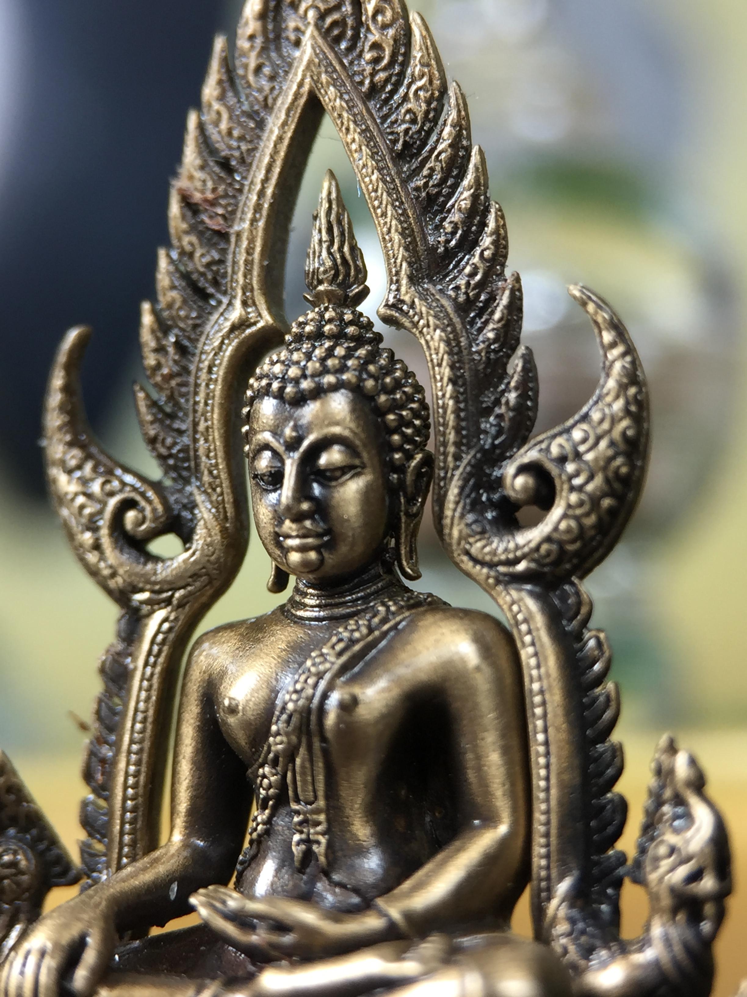 พระพุทธชินราช(จำลอง) ภปร. 84 พรรษา ปี 2554 เนื้อบรอนซ์รมดำซาติน พิมพ์กลางขนาดหน้าตัก 1/2 นิ้ว(พระราชทานมวลสาร จิตรลดาและเส้นพระเจ้า(เส้นผม)รัชกาลที่9)พุทธศิลป์ทรงคุณค่าอีกหนึ่งรุ่นยอดนิยม