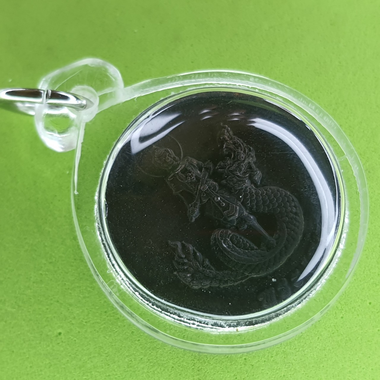 พระเกตุเนื้อทองแดง รมดำ พระเกตุ12นักษัตร (เลี่ยมกรอบ) แก้ปีชง เสริมปีชง