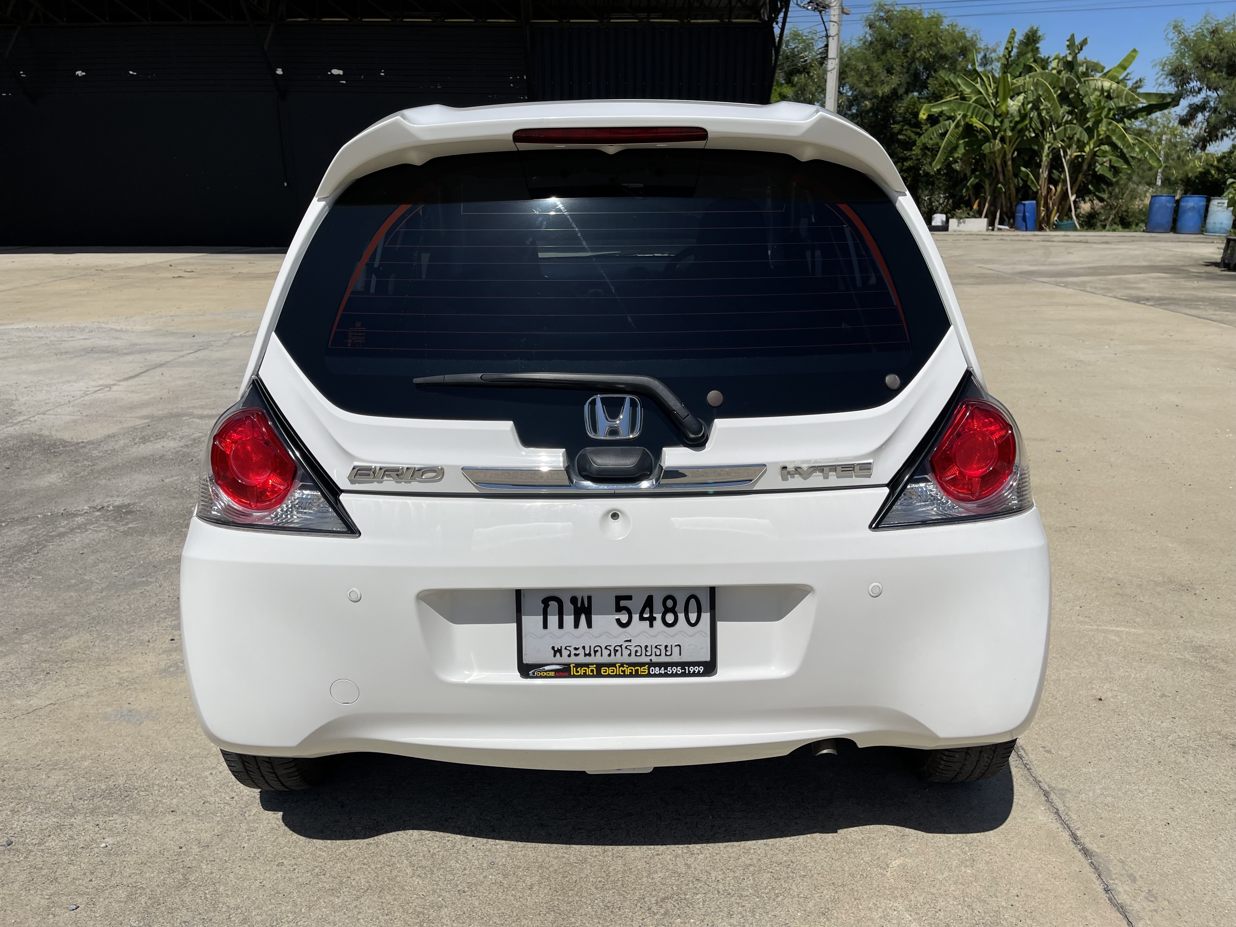 Honda Brio 1.2 V At 2015 ขาว