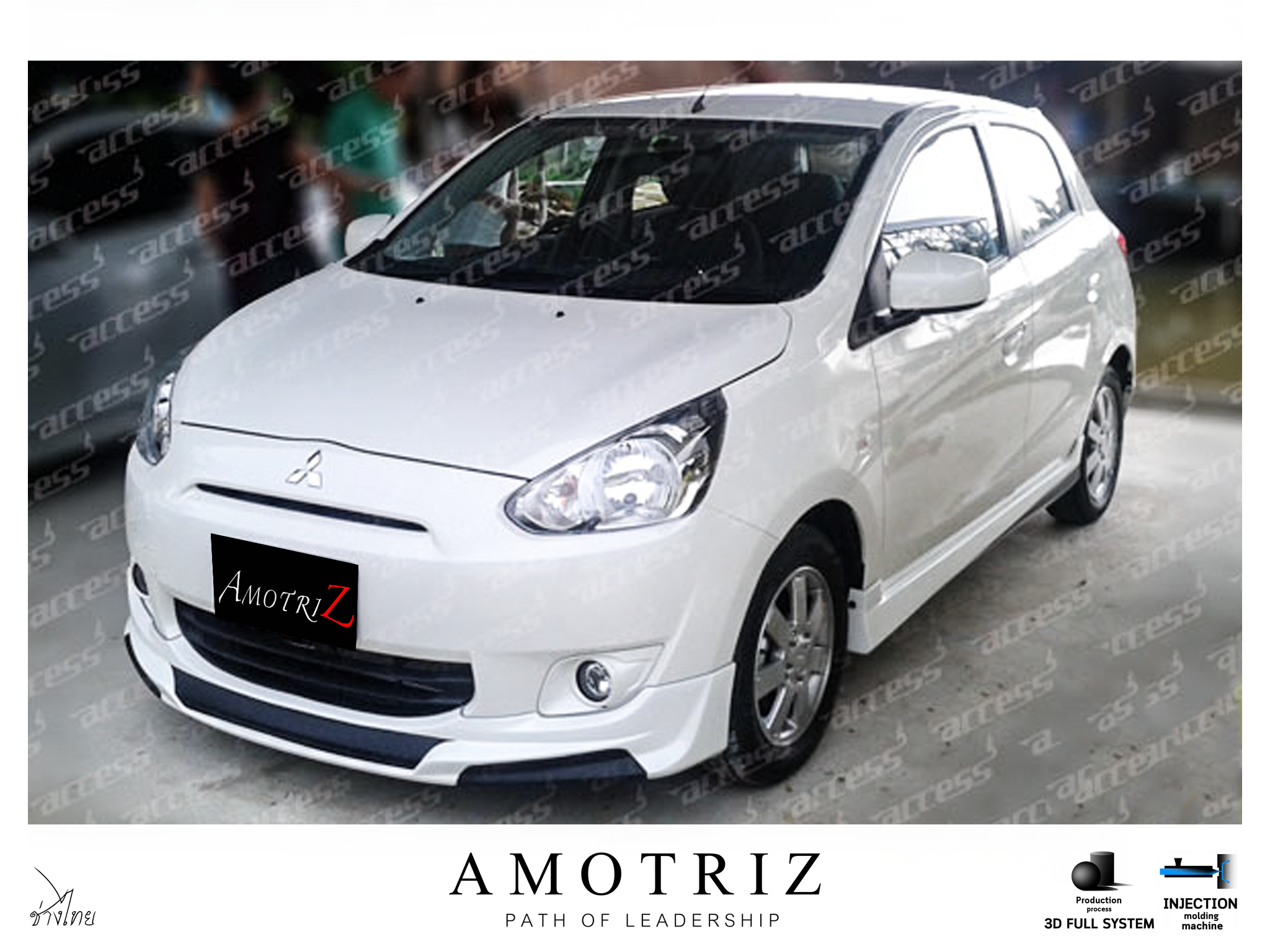 Mitsubishi Mirage 2013 body kits by Amotriz