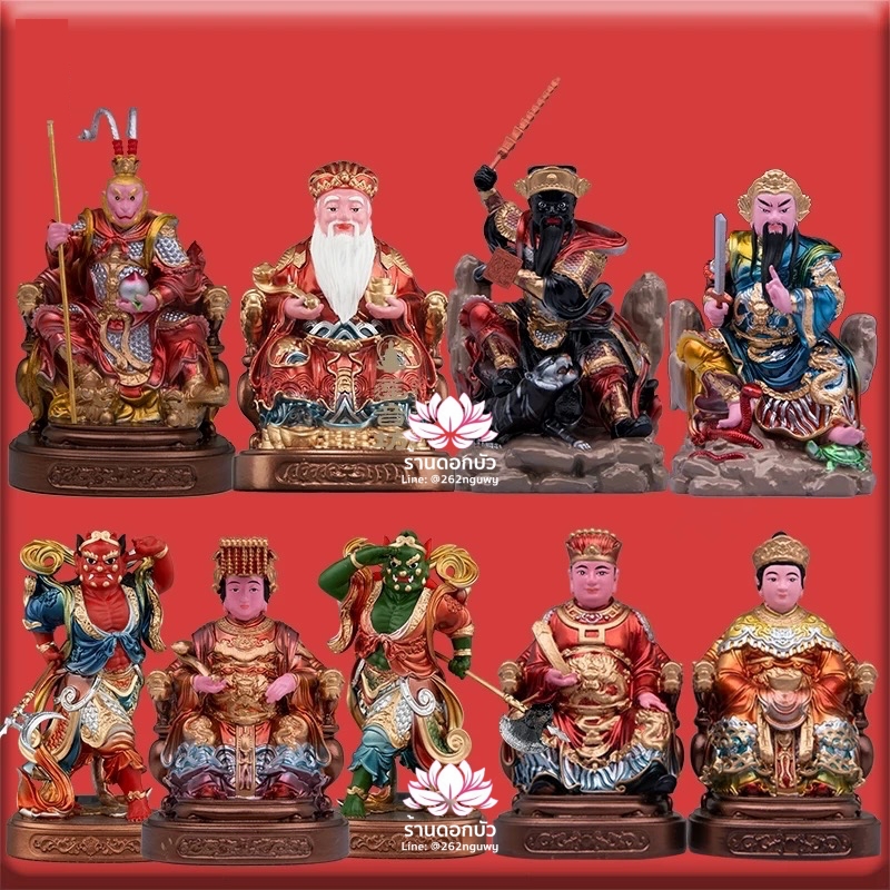 องค์พระขนาดเล็ก สำหรับบูชาหรือวางหน้ารถ งานเรซิ่น ขนาด 4 นิ้ว เช่าบูชา Line: @262nguwy