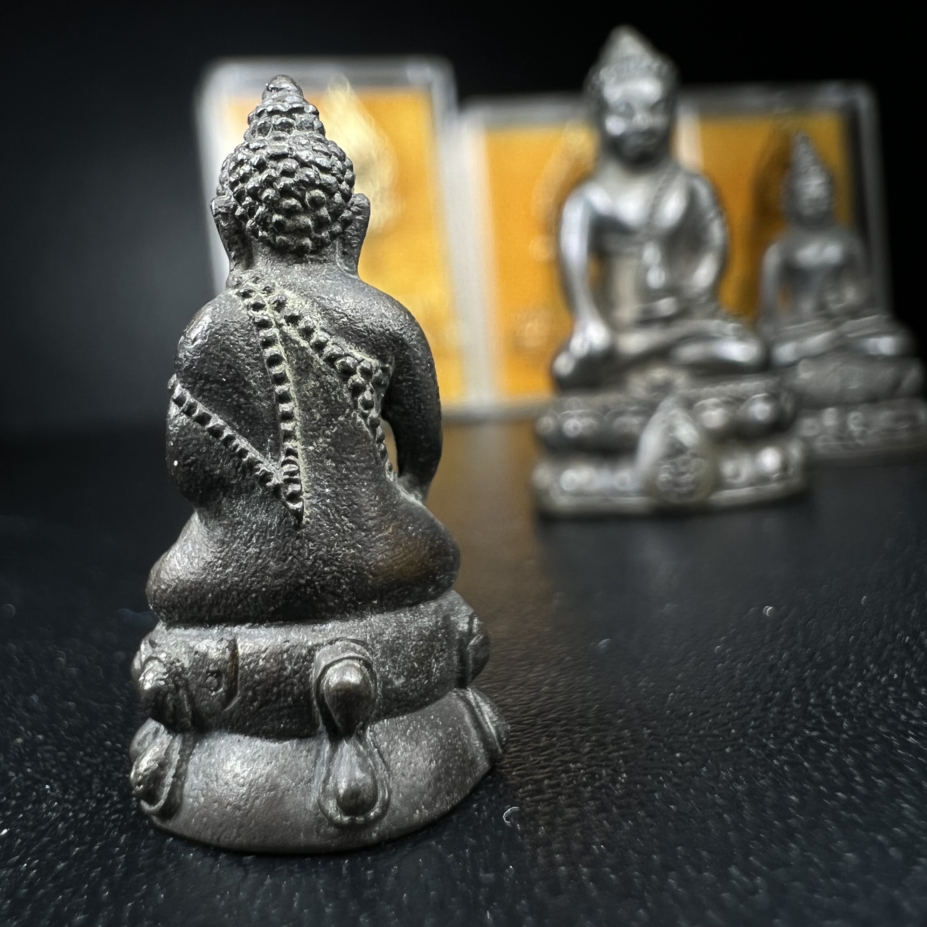 พระกริ่งนวปทุม ภปร.-พระชัยวัฒน์นวปทุม ภปร.-พระกริ่งไพรีพินาศ ภปร. รุ่นแรก วัดปทุมวนาราม ครบชุดเนื้อนวโลหะ ปี2535(ในหลวงรัชกาลที่9เสด็จเททอง)(1ใน3000ชุด)หายาก***เก็บทีเดียวครบชุดไปเลยรุ่นนี้ แนะนำ....ตอนนี้หายากแล้ว***