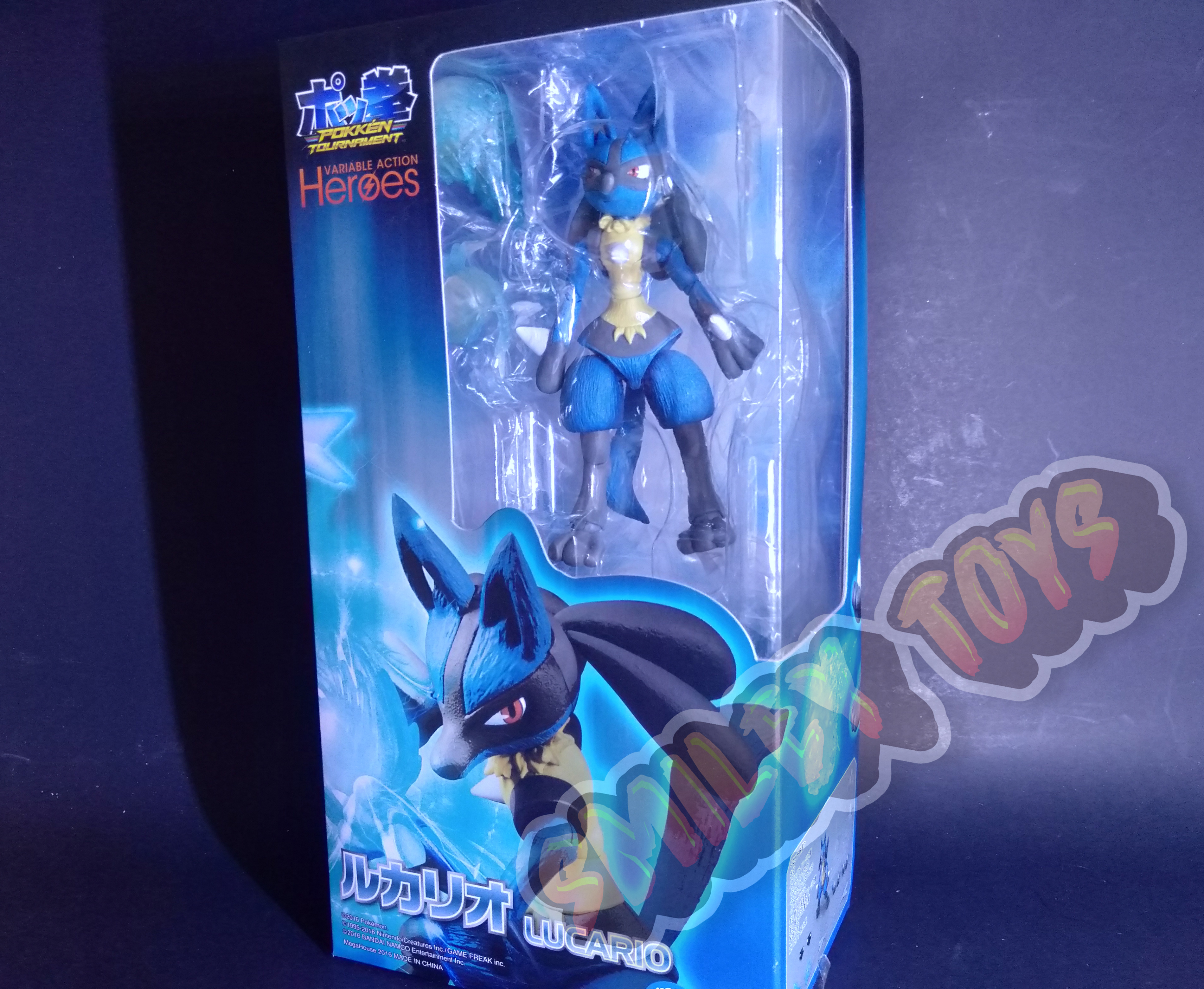 โมเดล Variable Action Heroes Pokken Tournament Lucario (Completed) [ ของแท้100% ]