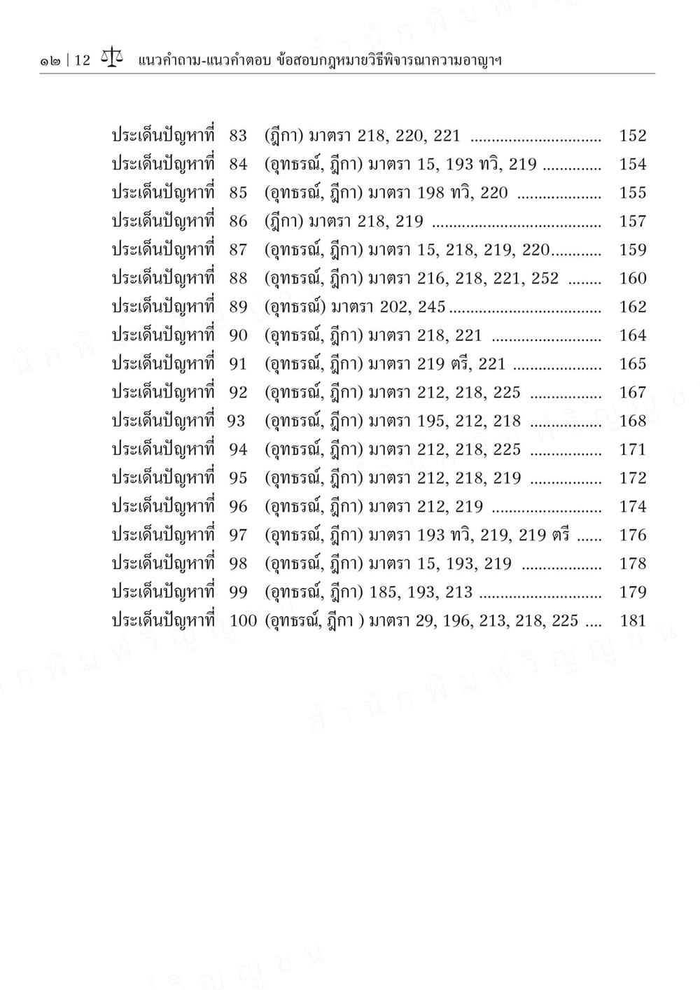 (ปกใส) แนวคำถาม-แนวคำตอบ ข้อสอบกฎหมายวิ.อาญา ตามแบบฉบับฎีกาประยุกต์ 100 ข้อ พิมพ์ครั้งที่ 2 ปารเมศ เทพรักษ์ TBK1322 sheetandbook