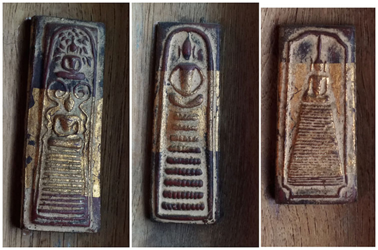 งานไม้เก่า-แผงพระพิมพ์ ทำเก่า 56cm