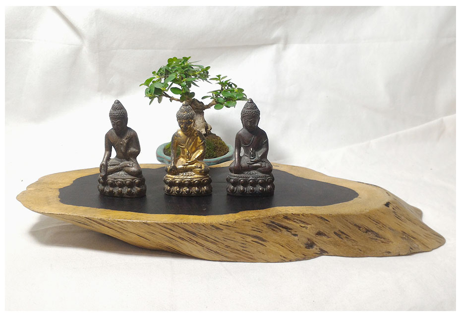 ฐานไม้มะเกลือ(African Ebony) ทรงรี หลายขนาด มีลิ้งค์แยก