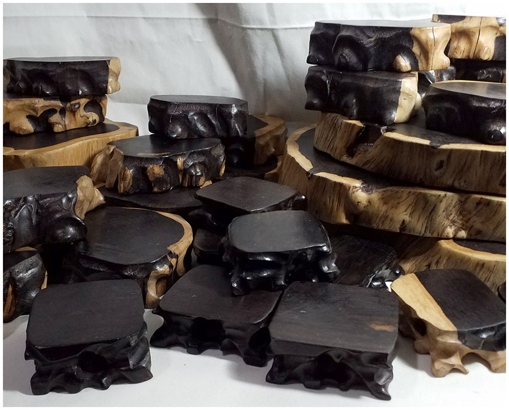 ฐานไม้มะเกลือ(African Ebony)ตัวอย่าง