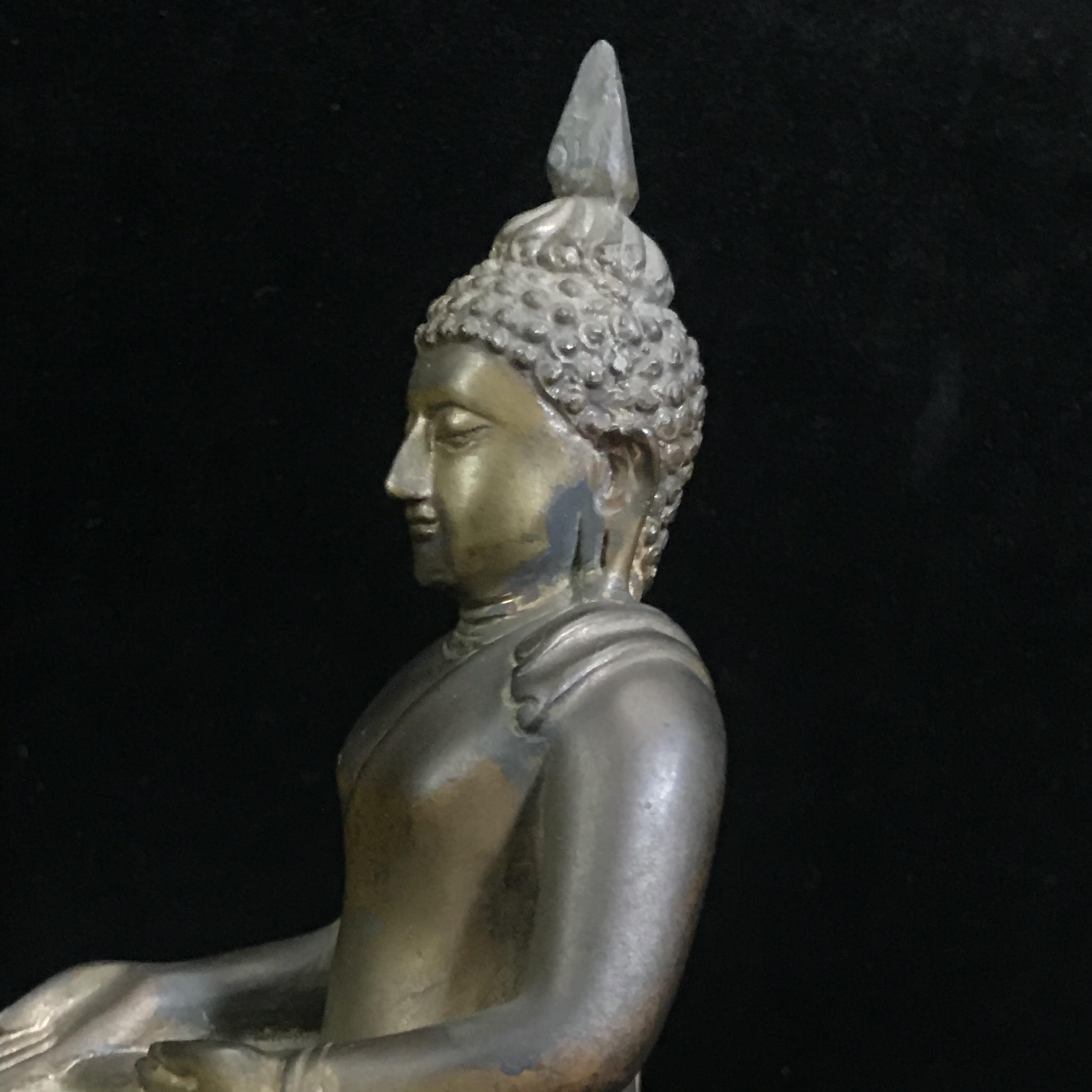 พระไพรีพินาศ วัดบวรนิเวศวิหาร ปี 2544 เนื้อสัมฤทธิ์ หน้าตัก 3นิ้ว (นิยมหายาก)(1ใน2989องค์)