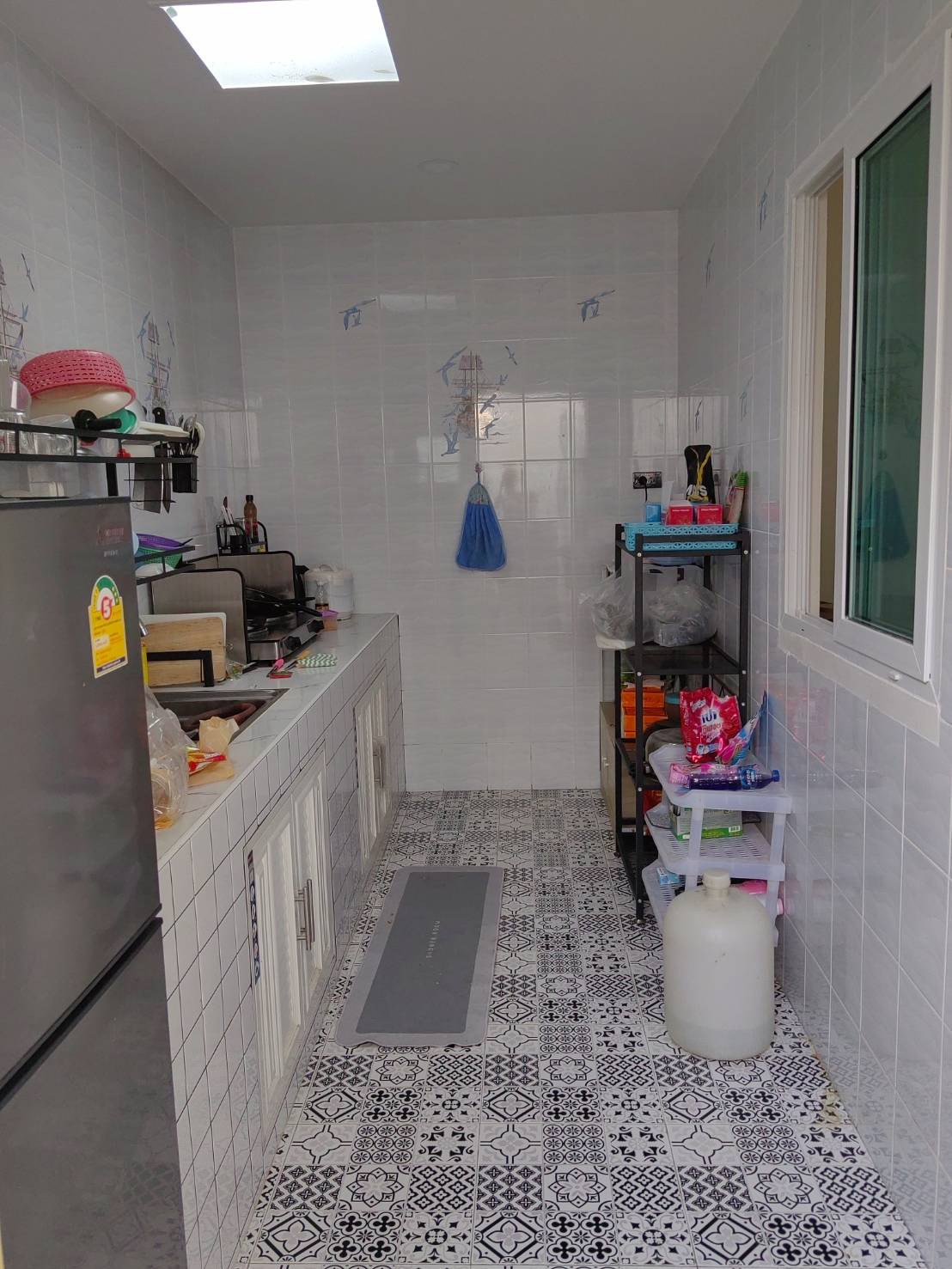 For Rent : Chalong, One-Storey Townhouse, 2 Bedrooms 1 Bathrooms