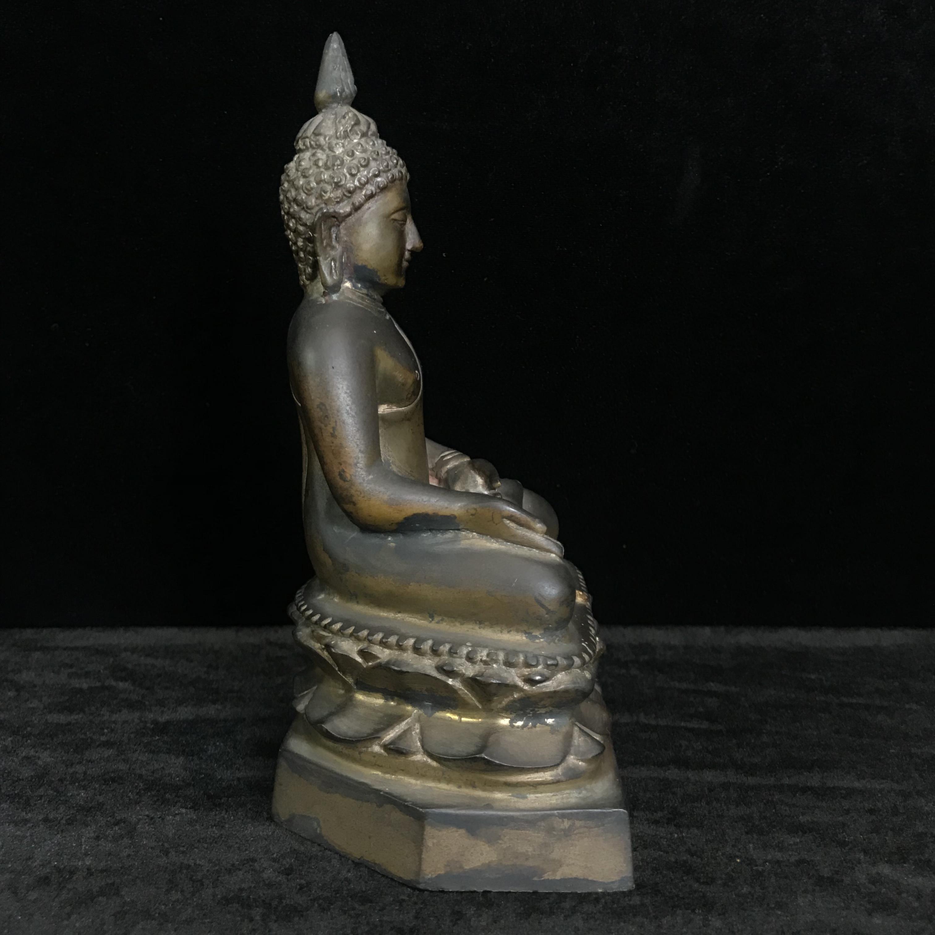 พระไพรีพินาศ วัดบวรนิเวศวิหาร ปี 2544 เนื้อสัมฤทธิ์ หน้าตัก 3นิ้ว (นิยมหายาก)(1ใน2989องค์)