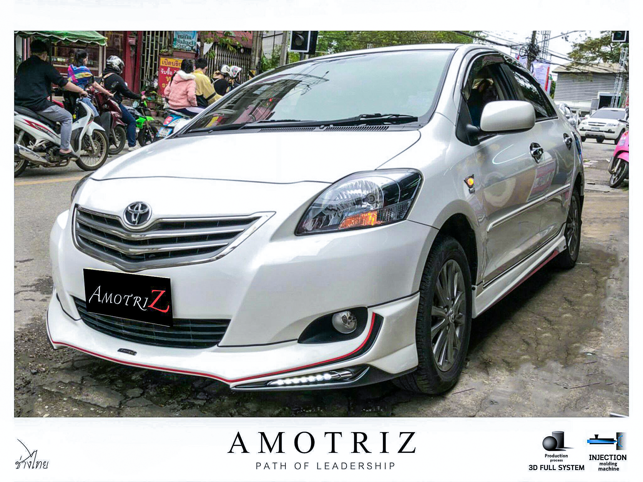 Toyota Vios 2007 to 2012 body kits by Amotriz