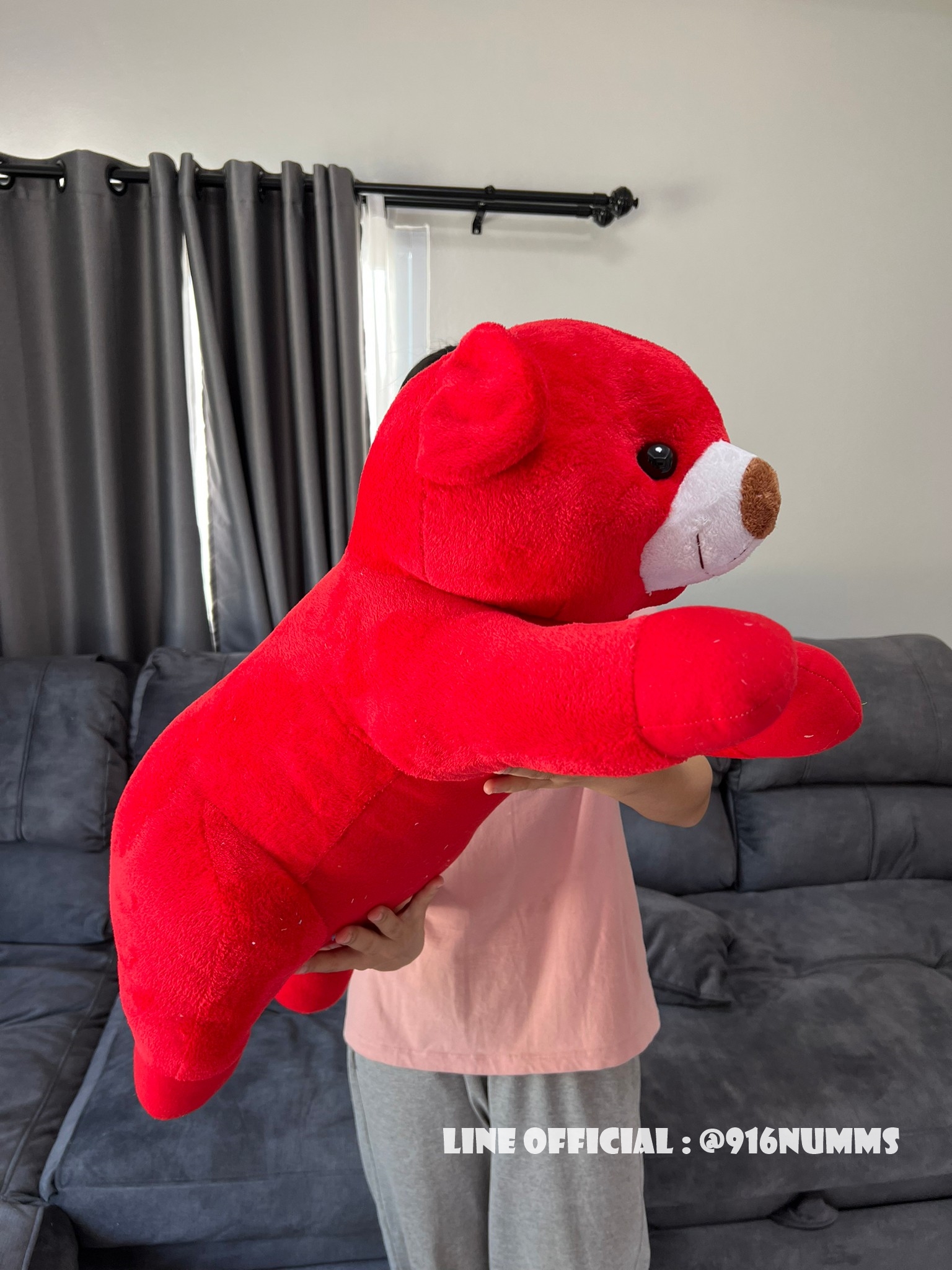 ตุ๊กตาน้องหมีหมอบ