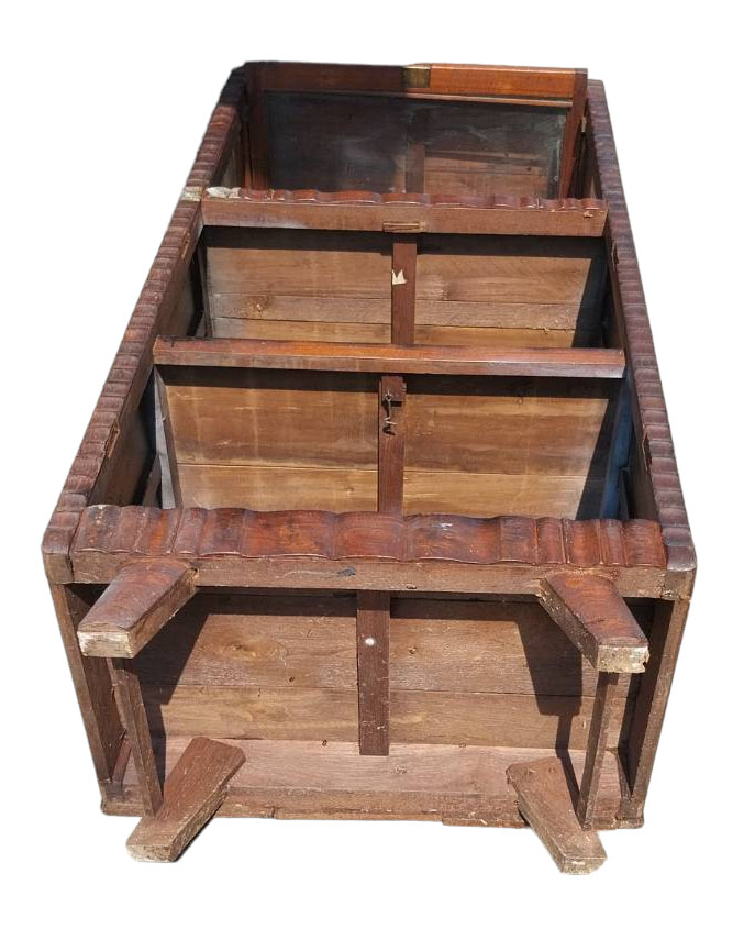 ตู้โชว์มือสอง(ชั้นบนกระจกเลื่อนพับเก็บ)ตำหนิตามรูป รับเอง