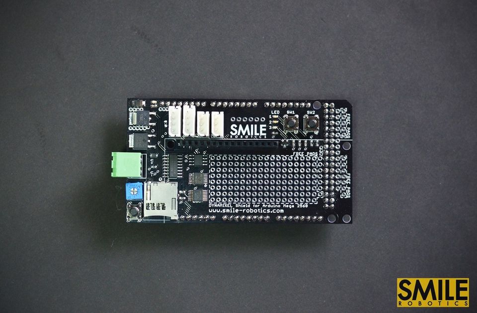 DYNAMIXEL Shield for Arduino Mega 2560