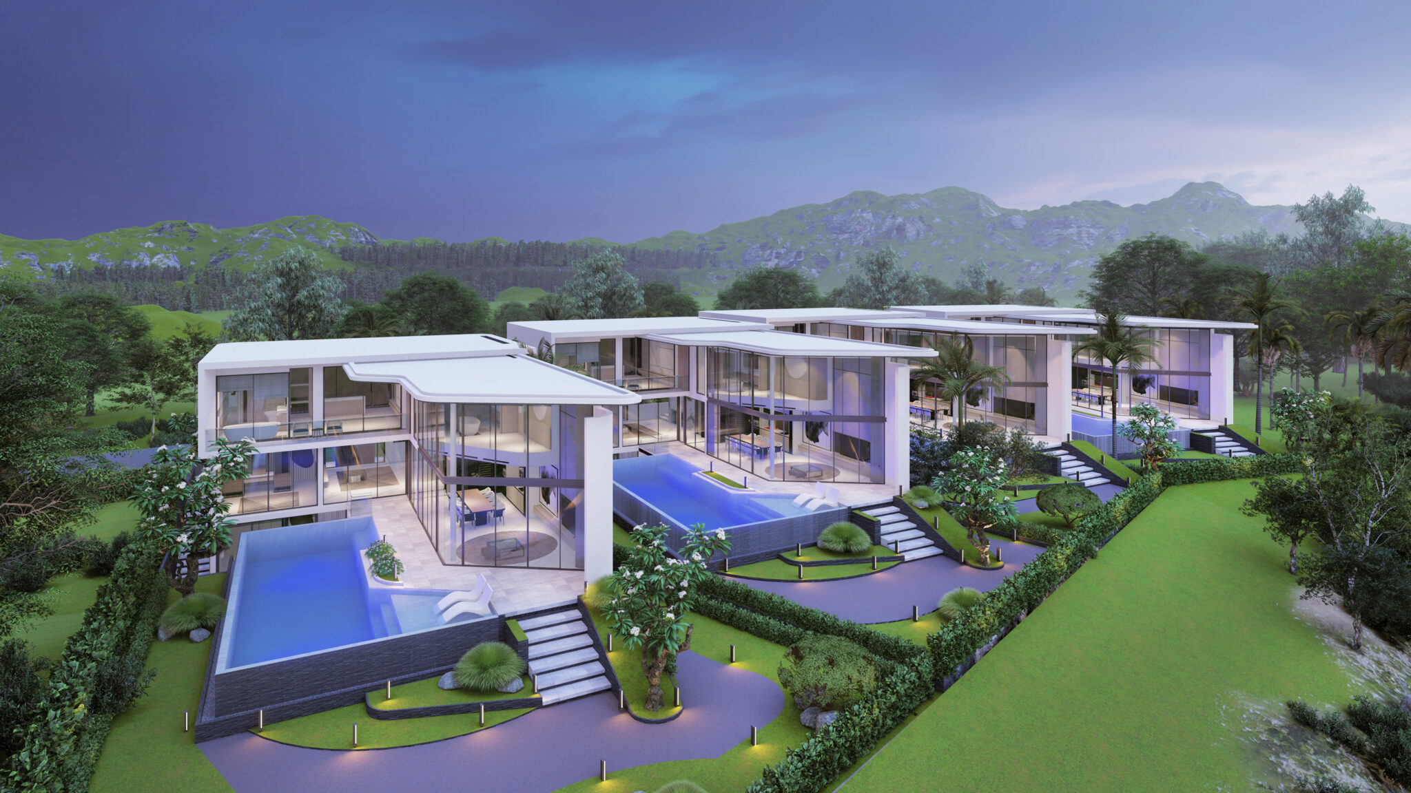 For Sales : Kathu, Luxurious and modern pool villa, 5 bedrooms 7 bathrooms